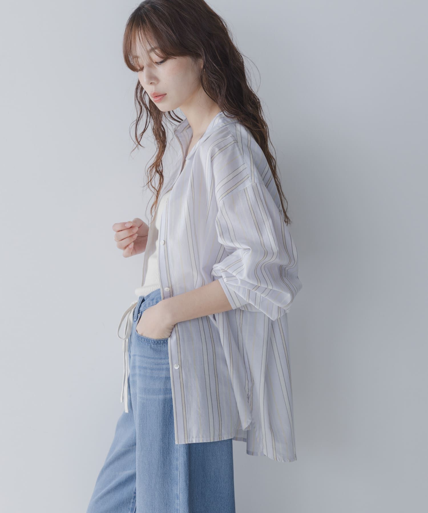 Sonny Label 「エアリーコットンストライプアソートシャツ」|シャツ・ブラウス|