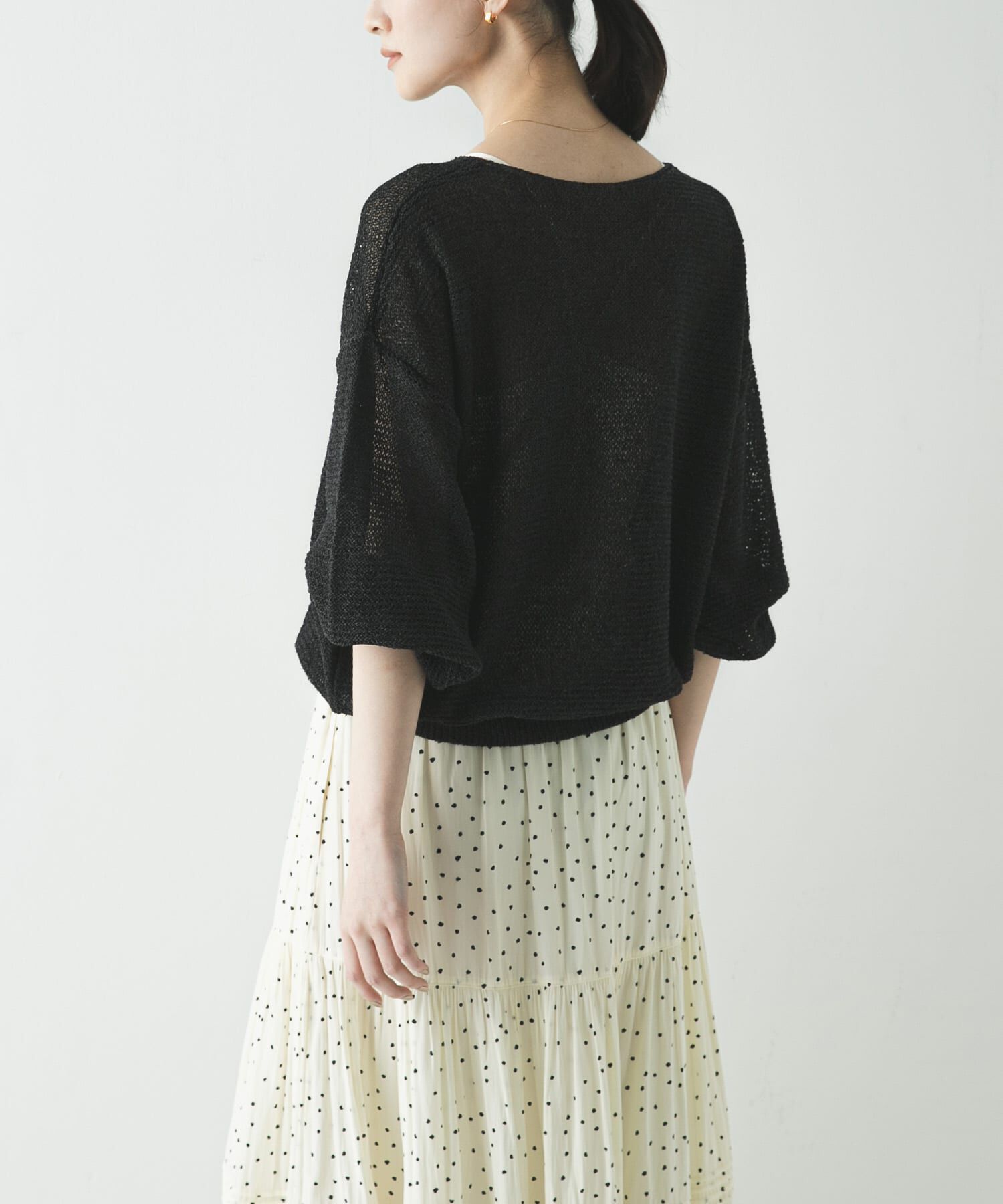 URBAN RESEARCH「ペーパーヤーンボートネックニット」|ニット・セーター|