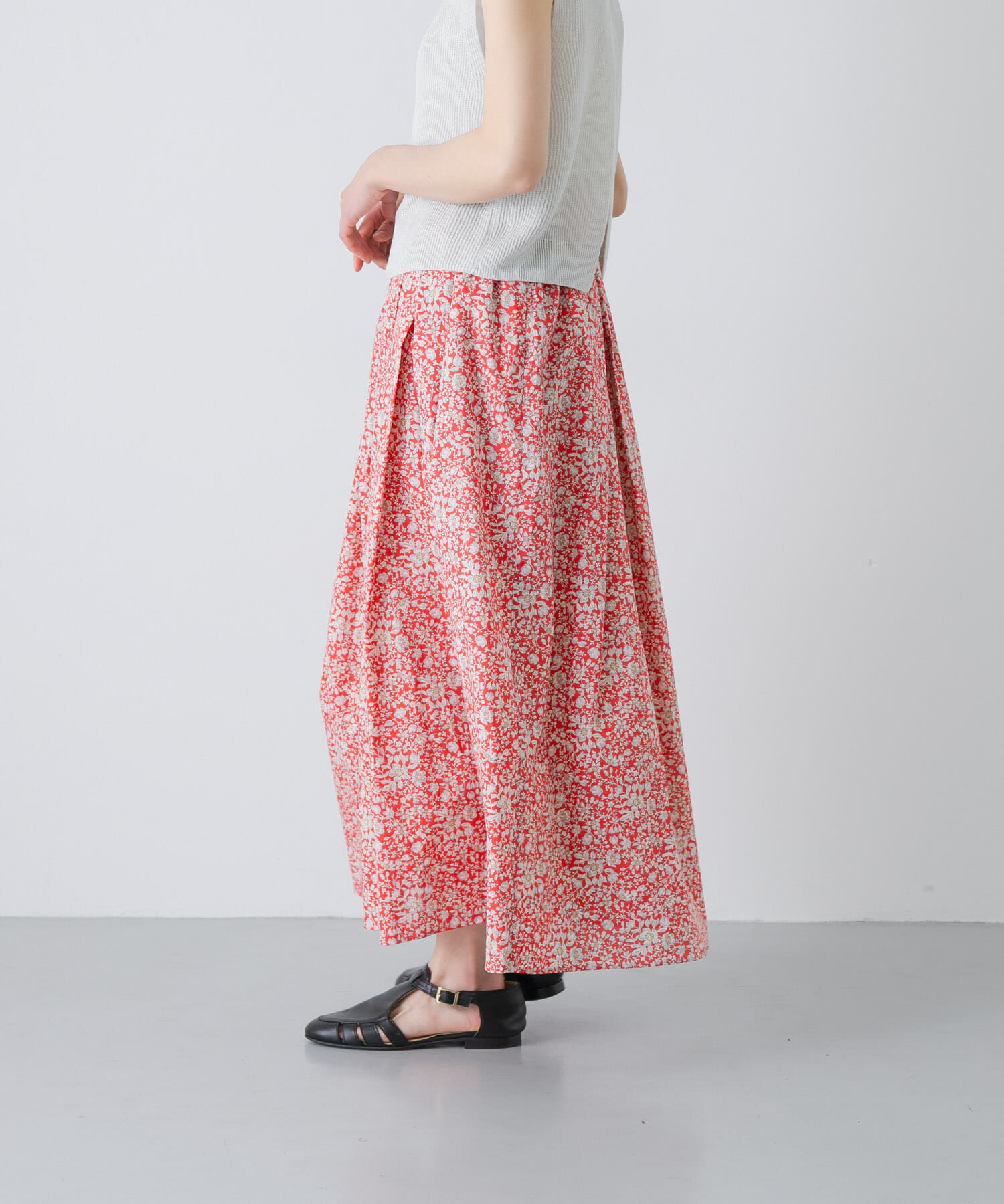 かぐれ「リバティプリントスカート」|スカート|