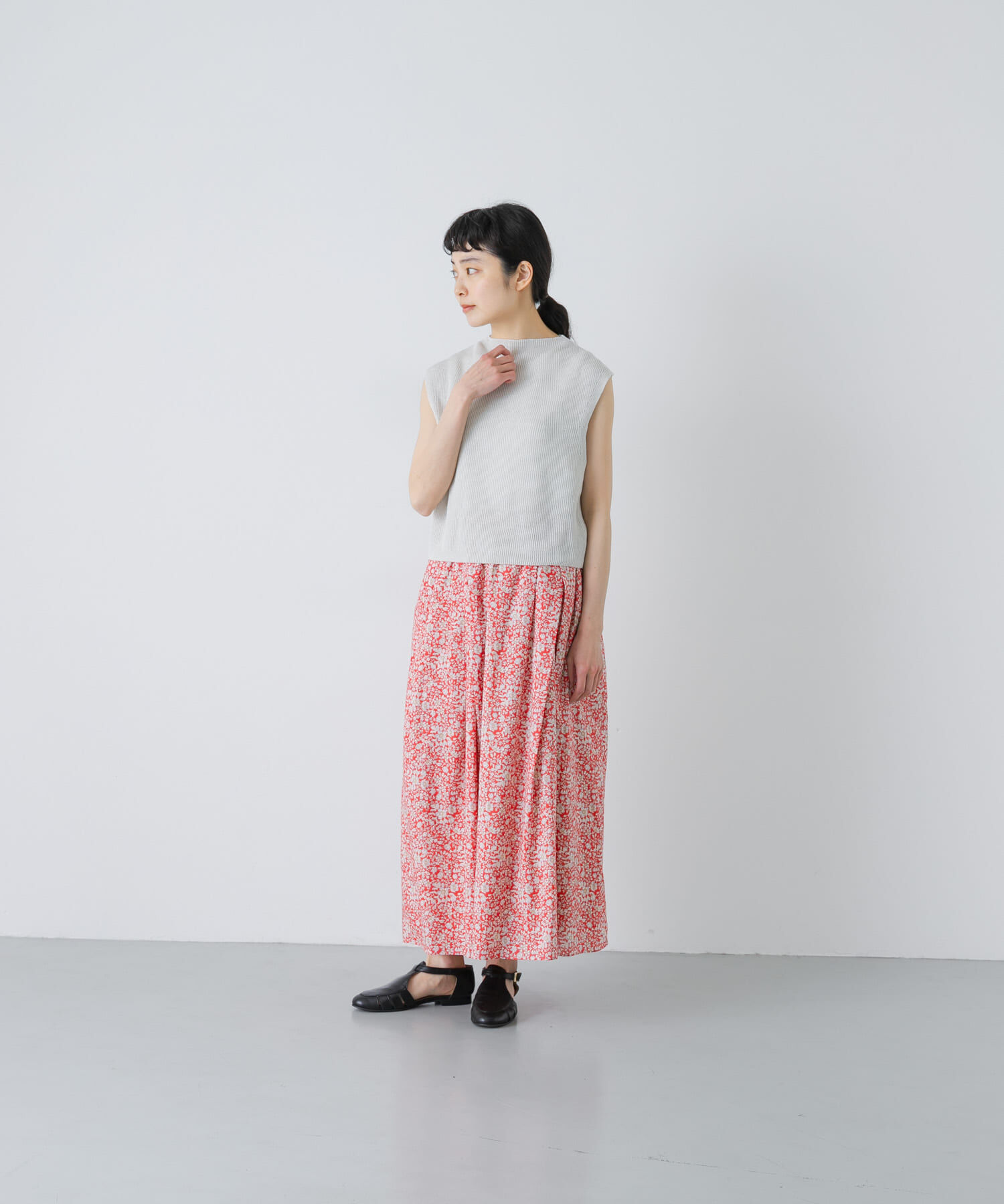 かぐれ「リバティプリントスカート」|スカート|