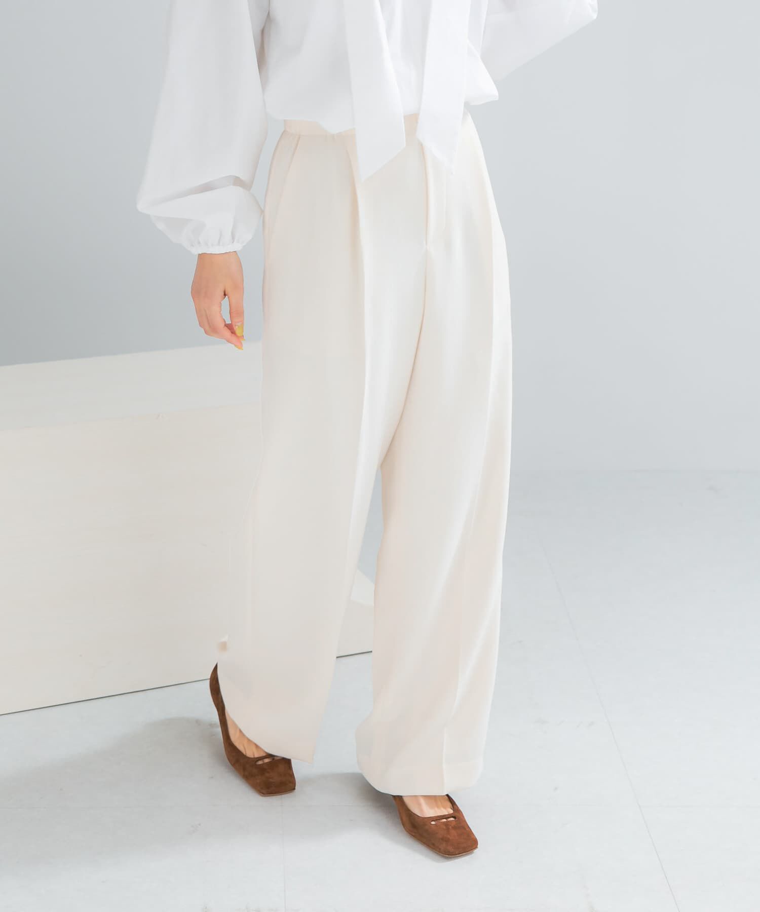 URBAN RESEARCH ROSSO「DONEEYU　ダブルクロスワイドパンツ」|その他|