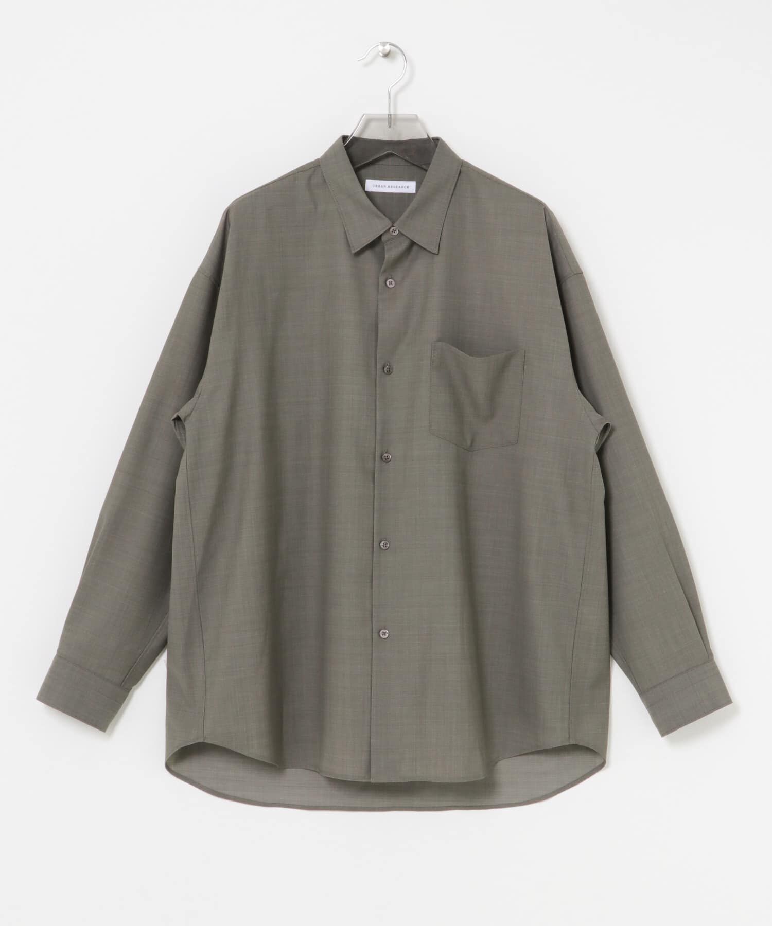 URBAN RESEARCH「WASHABLE WOOL OVER SHIRTS」|シャツ・ブラウス|