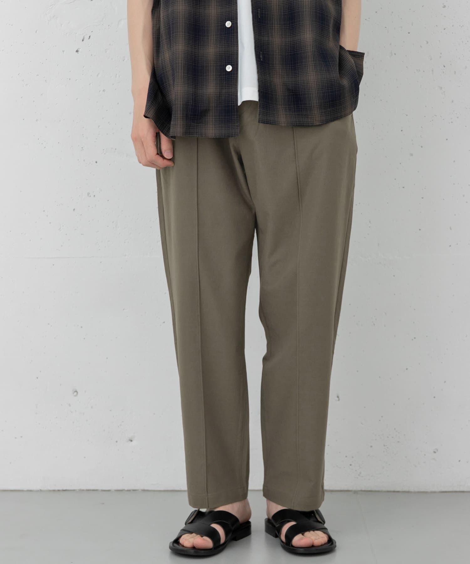 URBAN RESEARCH DOORS「FORK&SPOON　PEジャージーテーパードパンツ」|その他|モカ