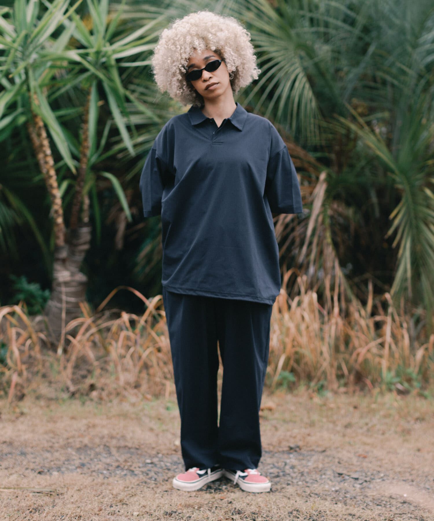 URBAN RESEARCH「Wide Dad　BREEZY TECH POLO SHIRTS」|ポロシャツ|