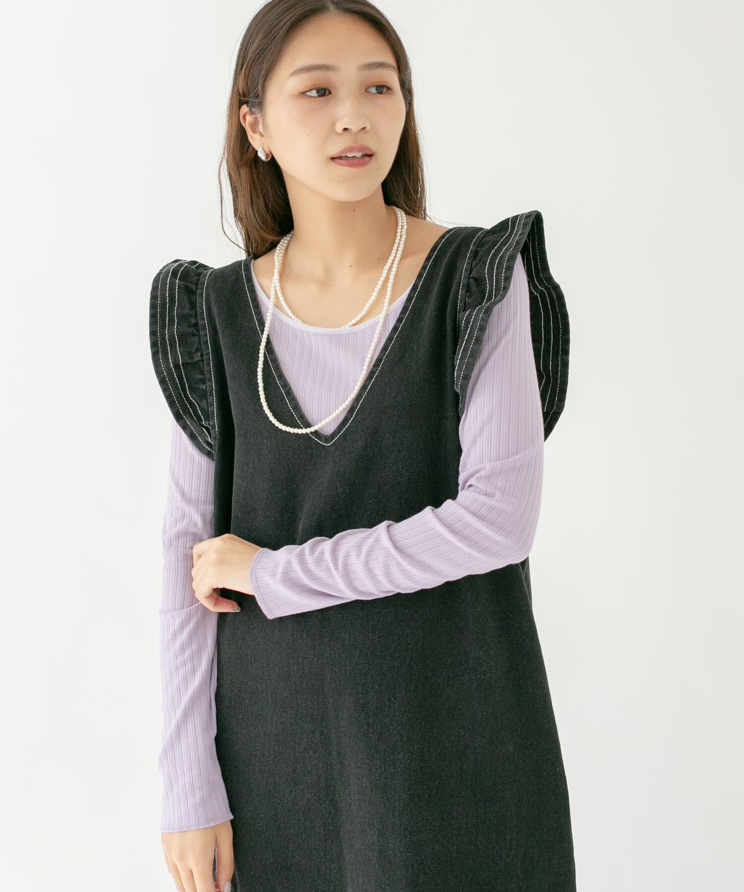  「2WAYテレコプルオーバー」|Tシャツ・カットソー|