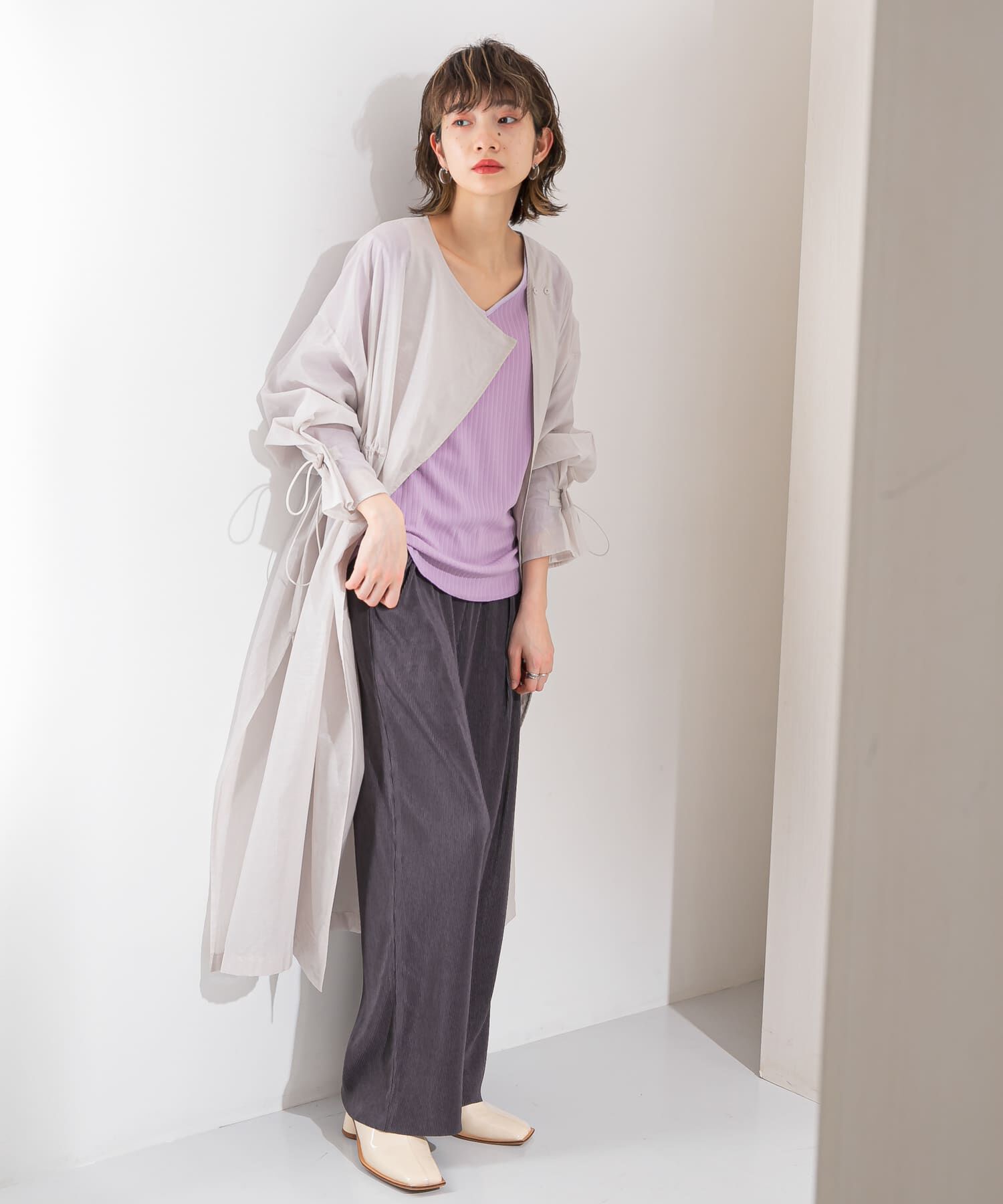  「2WAYテレコプルオーバー」|Tシャツ・カットソー|