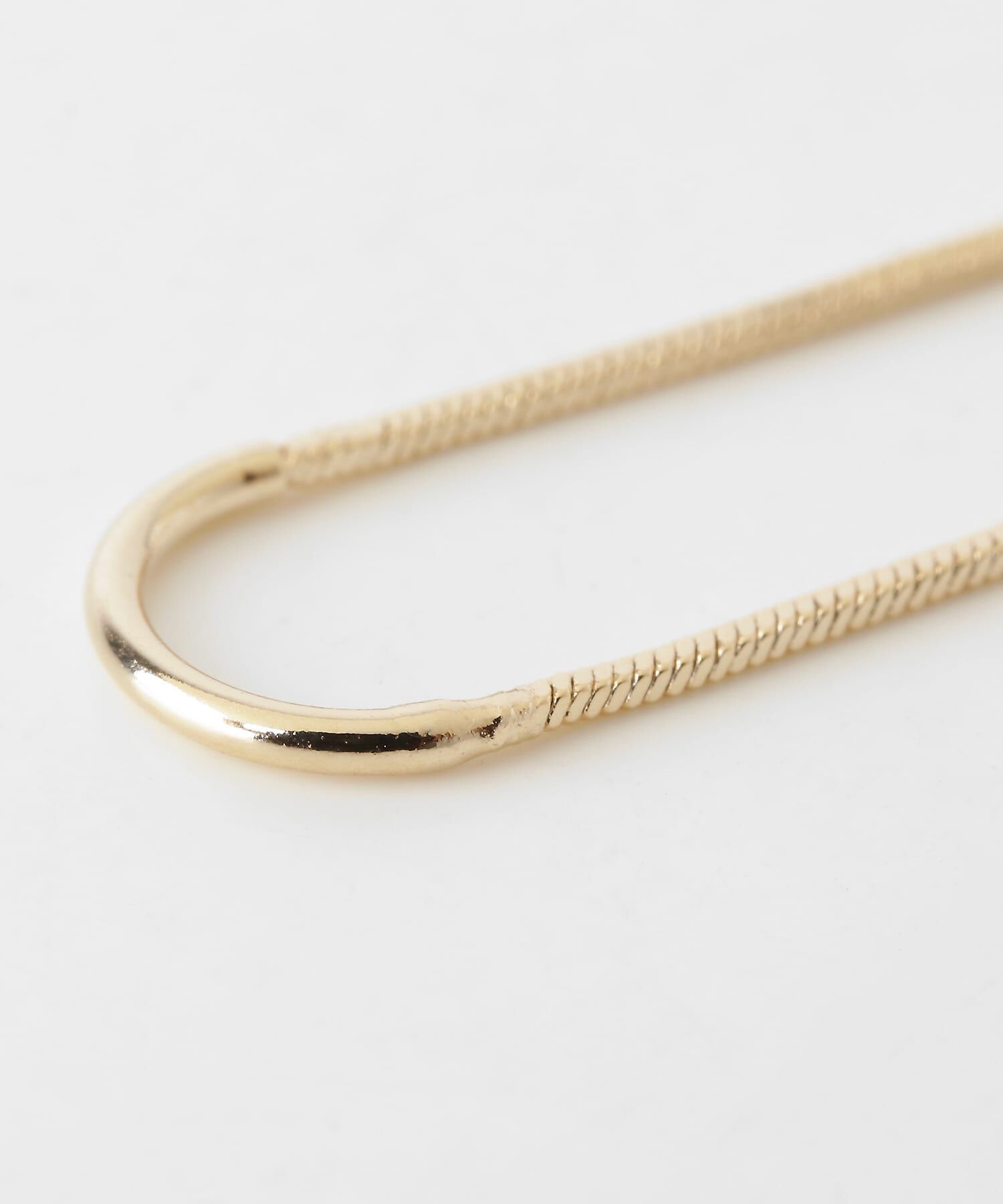  「ロングオーバルチェーンピアス」|ピアス|