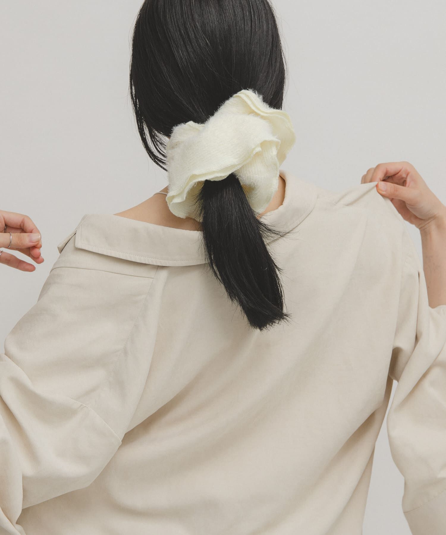  「ダブルフェザーシュシュ」|ヘアゴム・シュシュ|