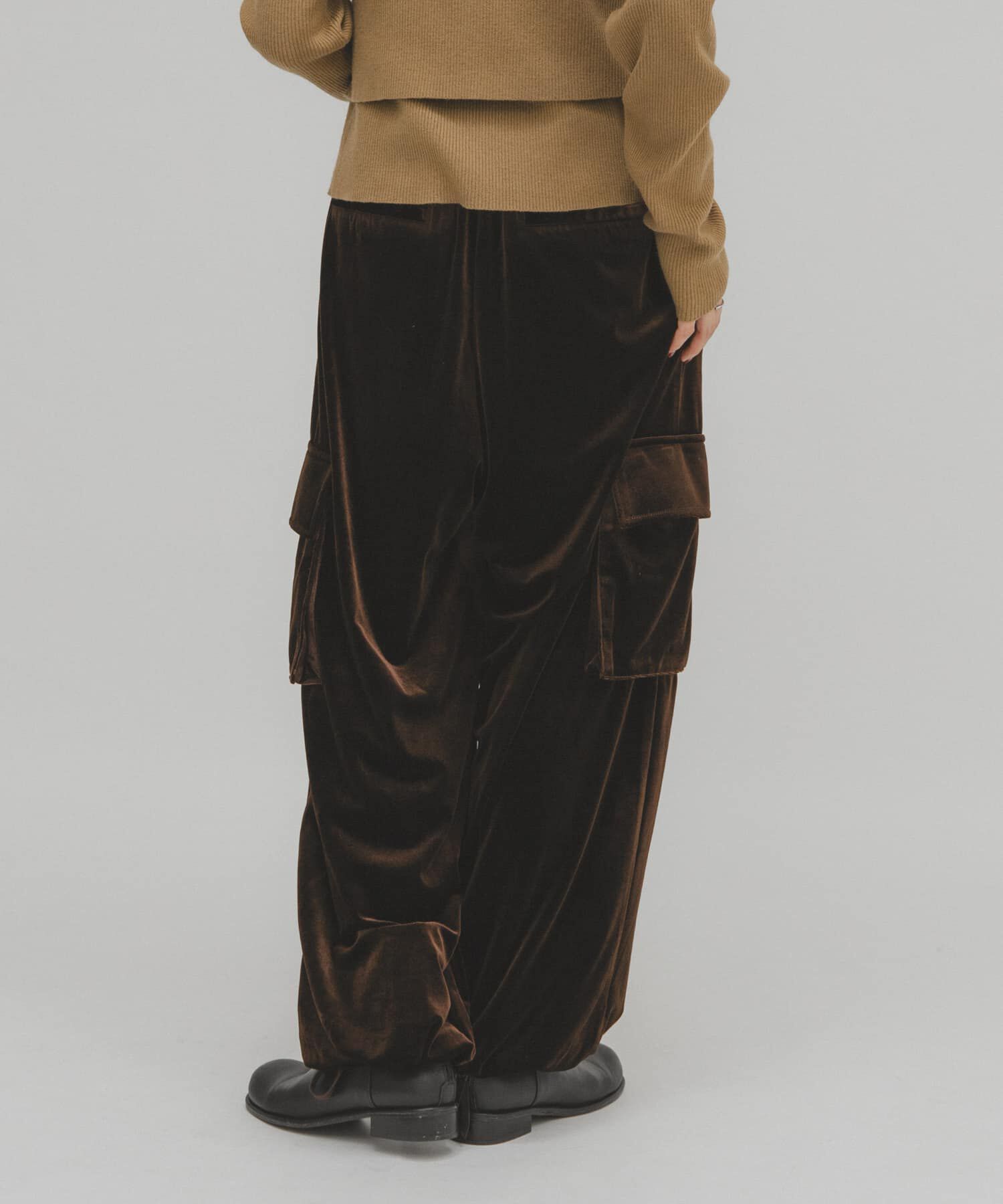  「ベロアカーゴパンツ」|その他|