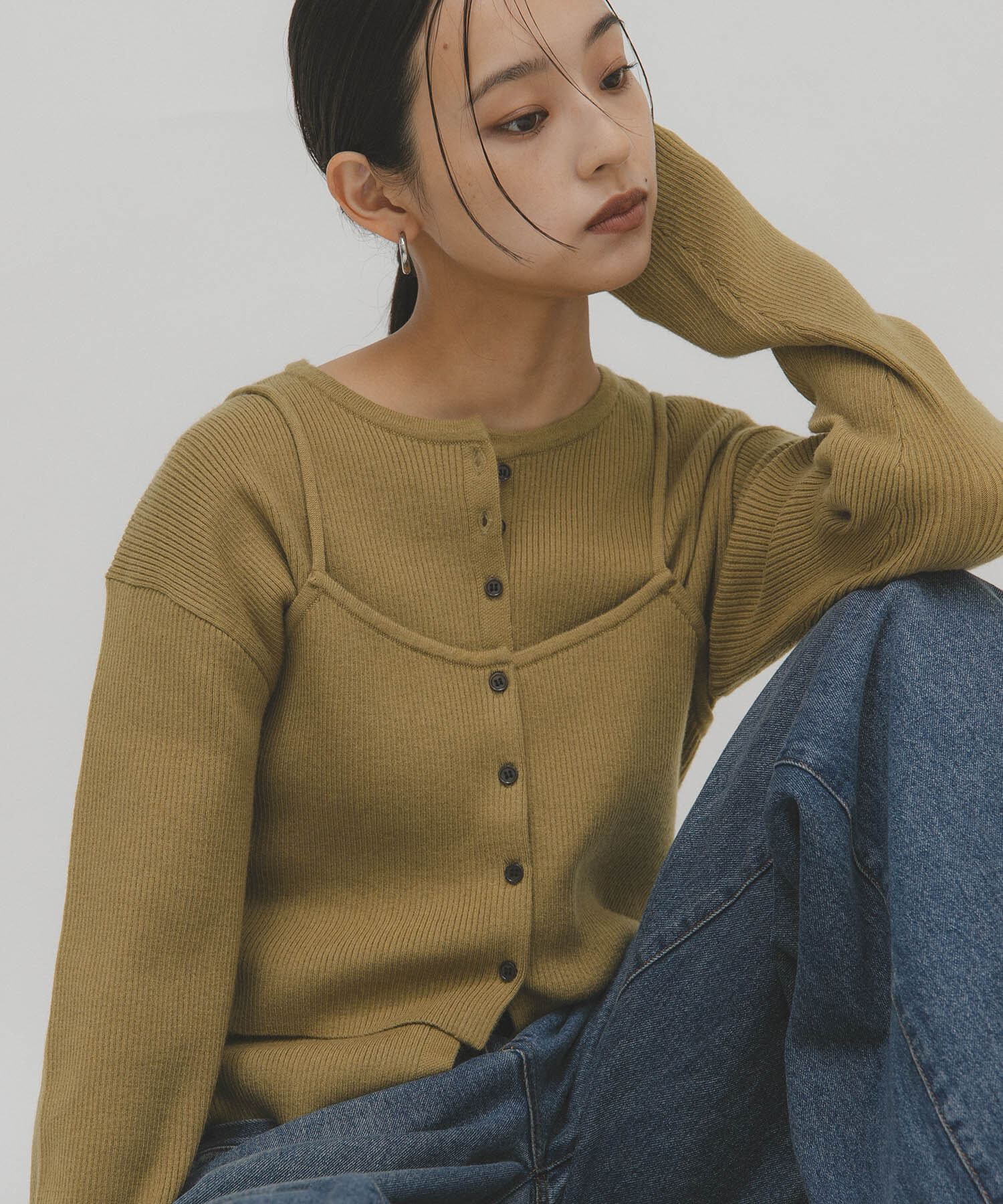  「ビスチェSETニット」|ニット・セーター|ベージュ系その他