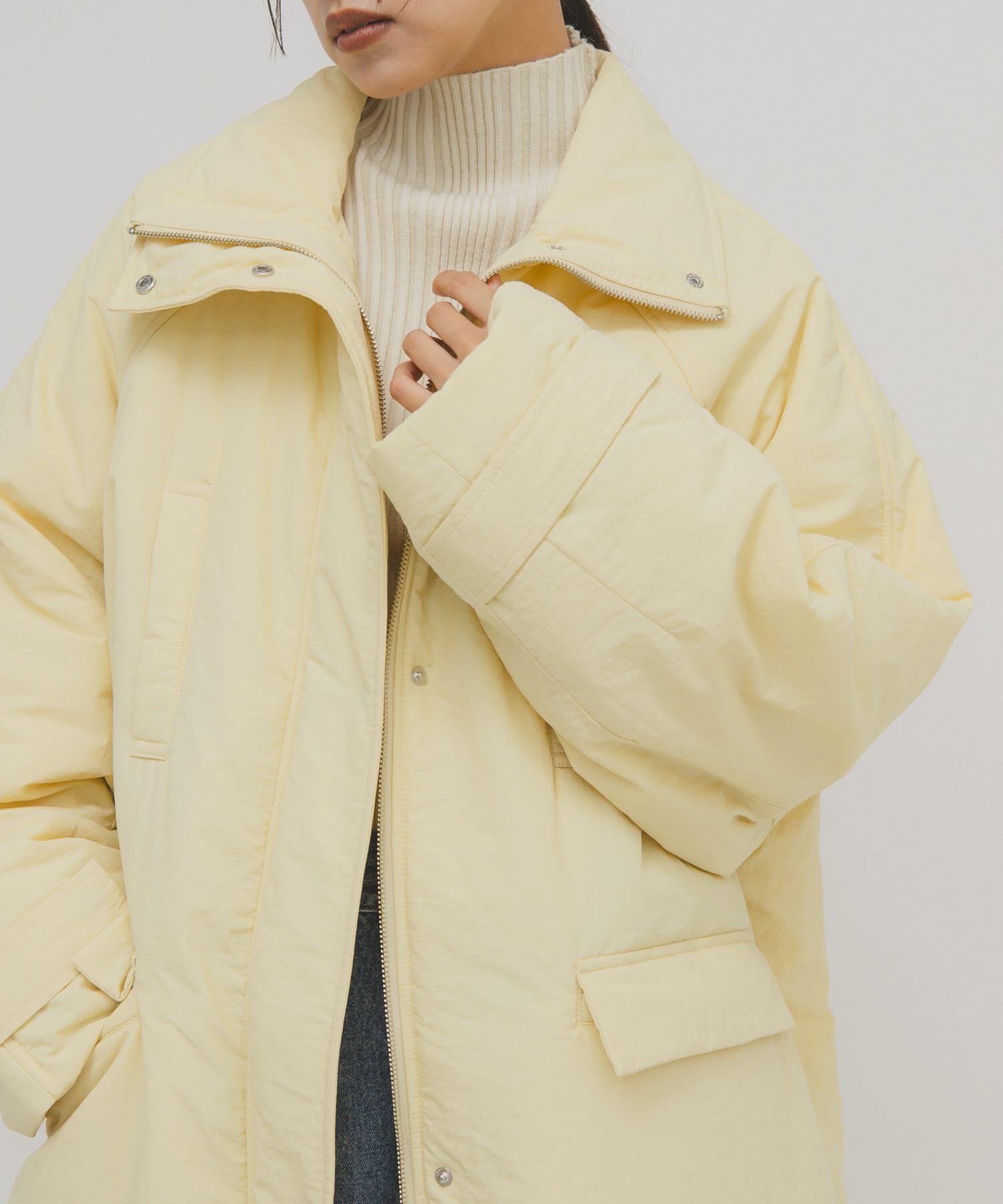  「モンスターパテッドミドルコート」|ダウン|