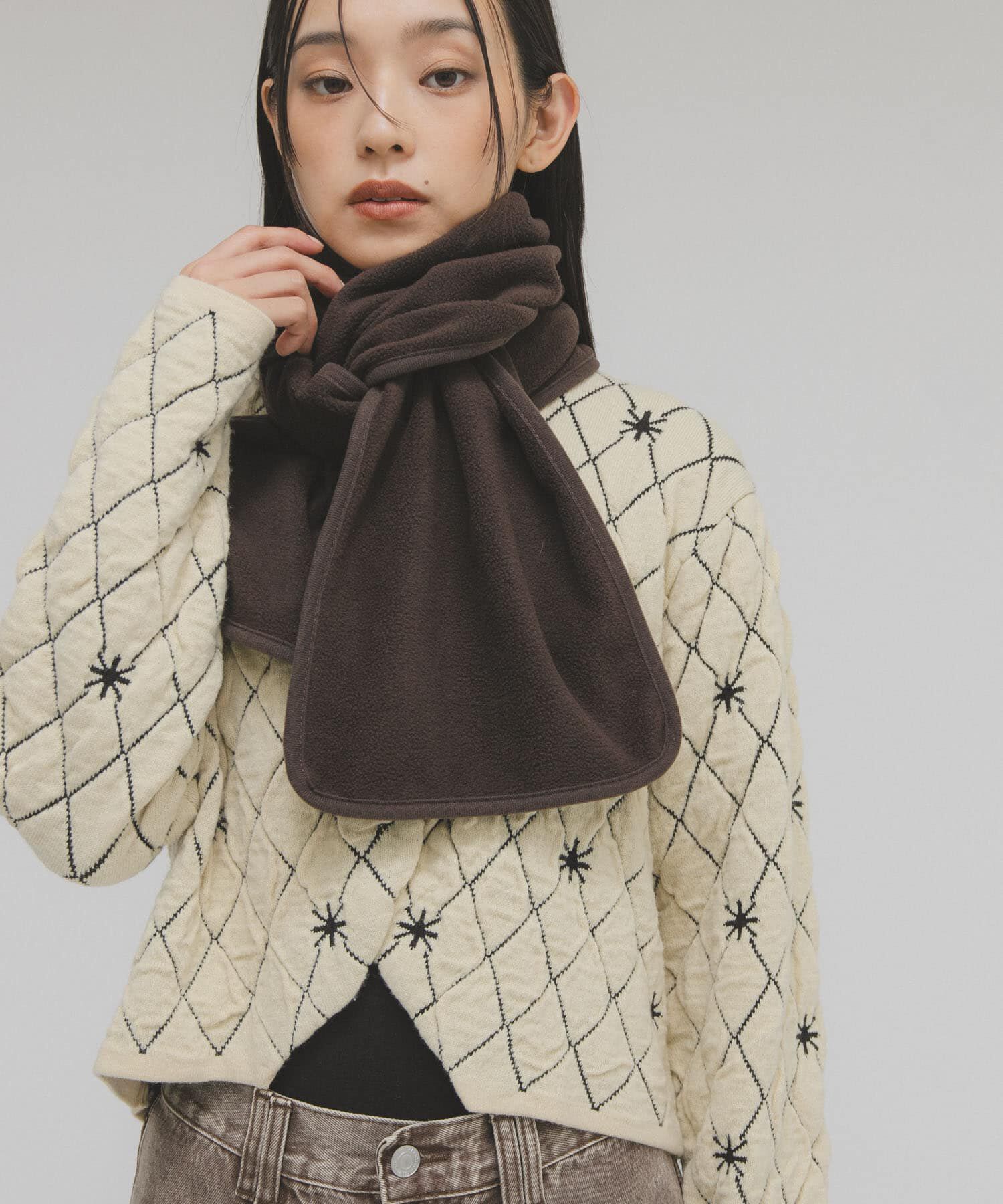  「パイピングフリースマフラー」|マフラー|