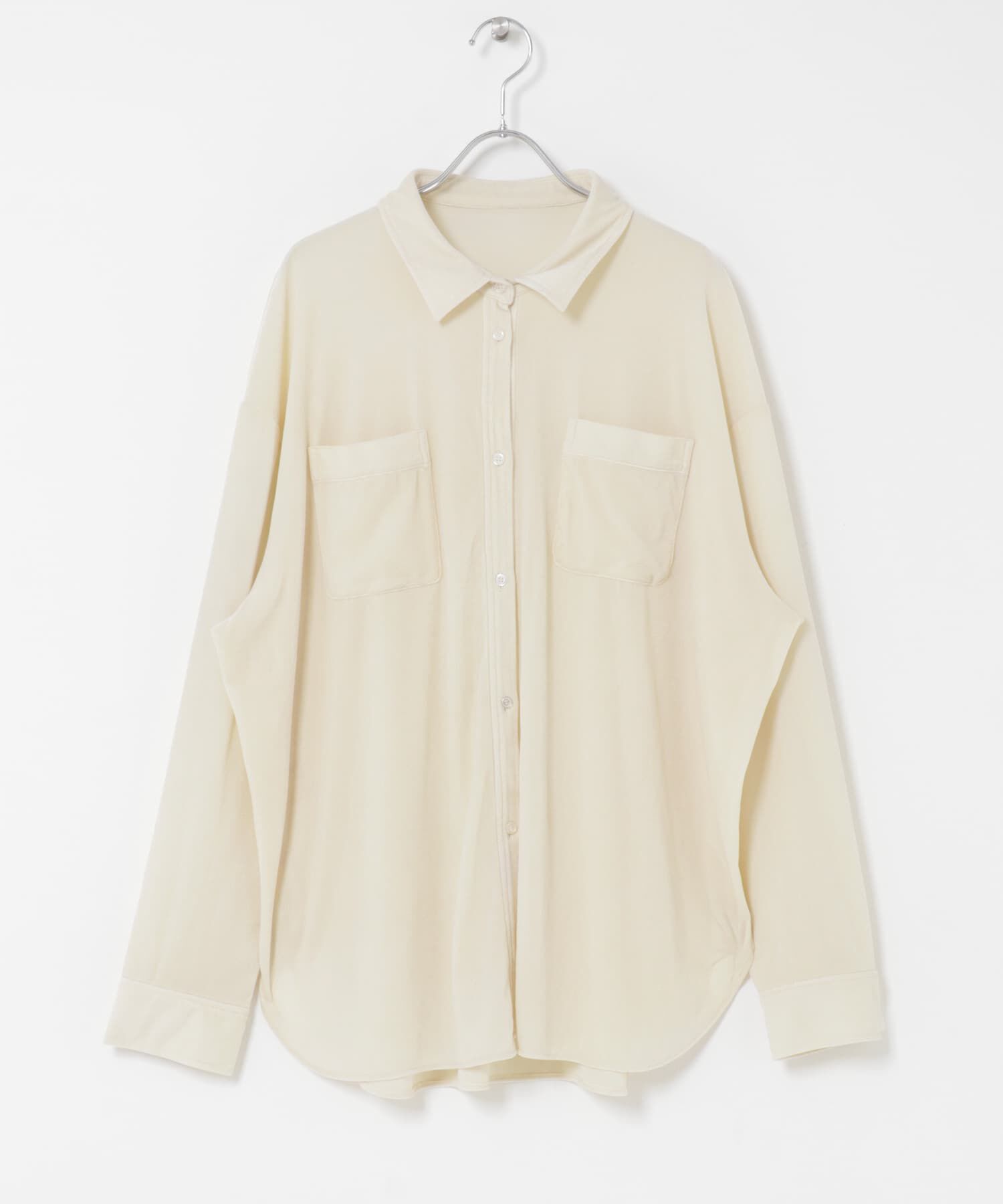  「シアーベロアルーズシャツ」|シャツ・ブラウス|