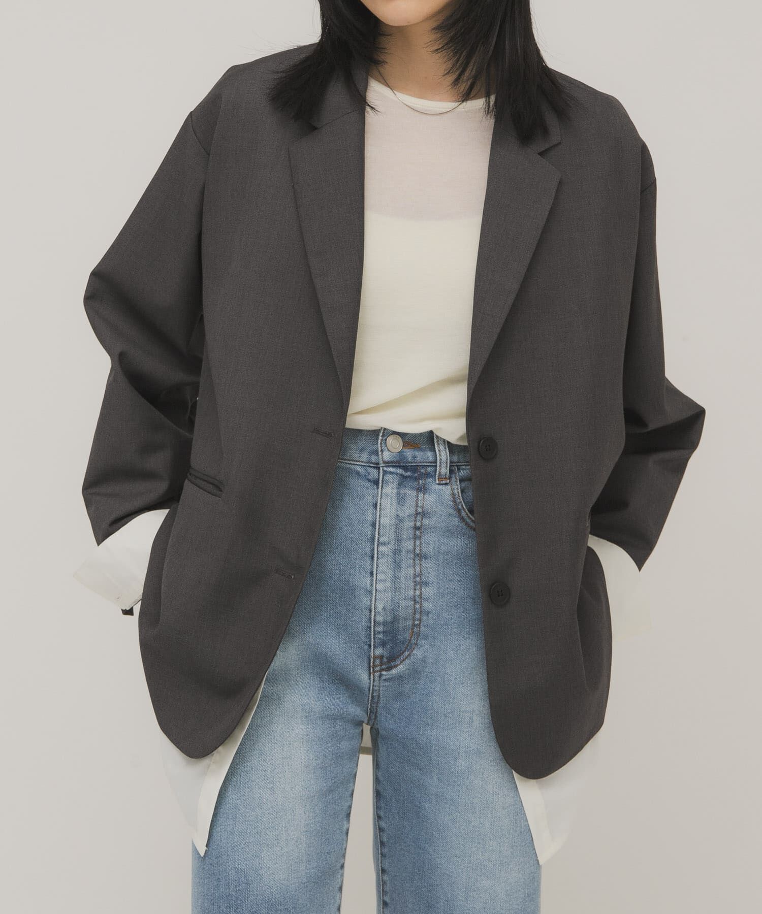  「レイヤードデザインジャケット」|その他|