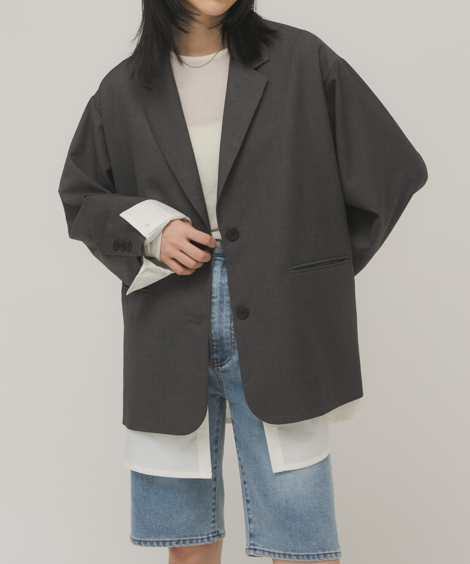  「レイヤードデザインジャケット」|その他|