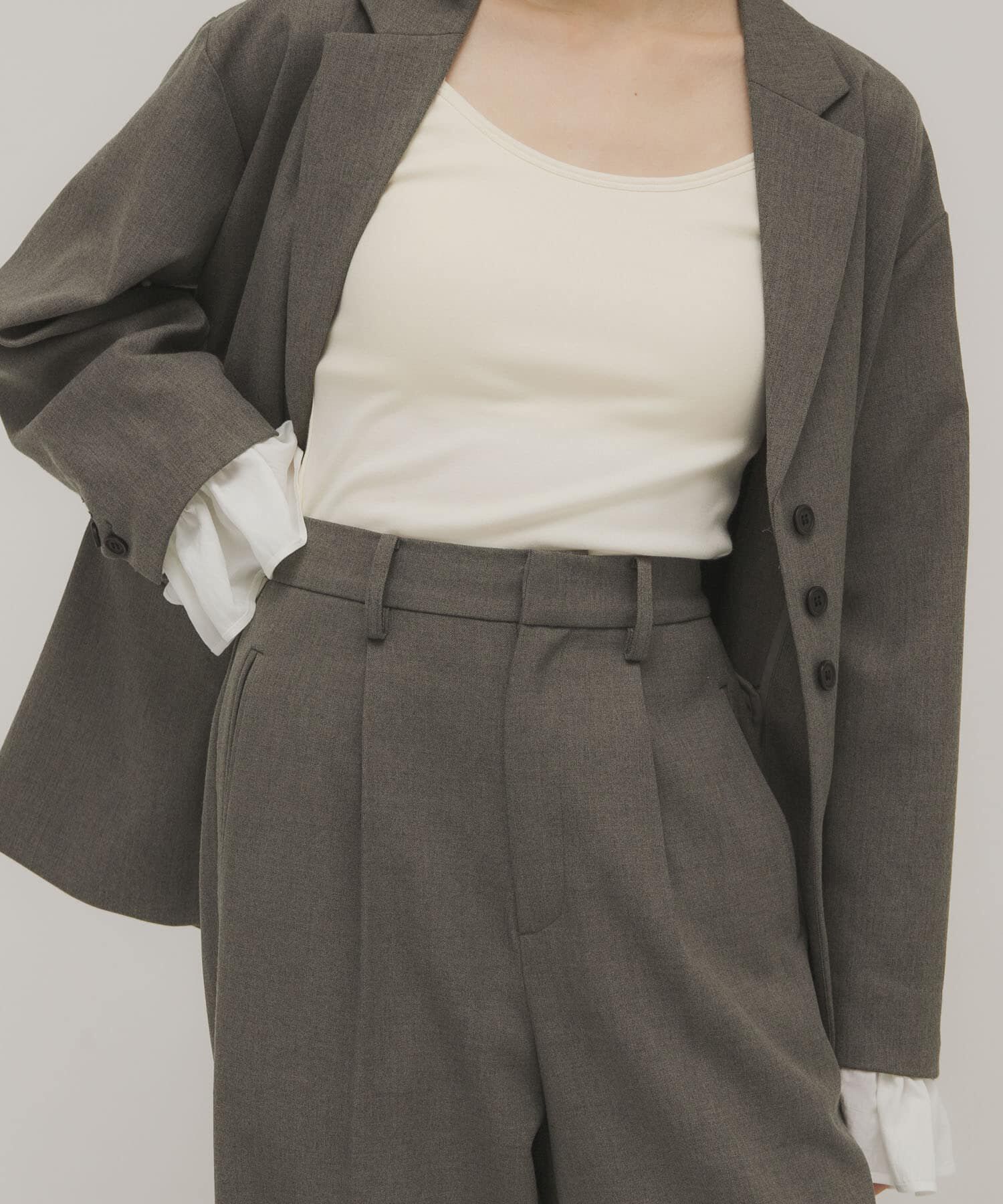  「スパゲティストラップカップ付きキャミ」|キャミソール|