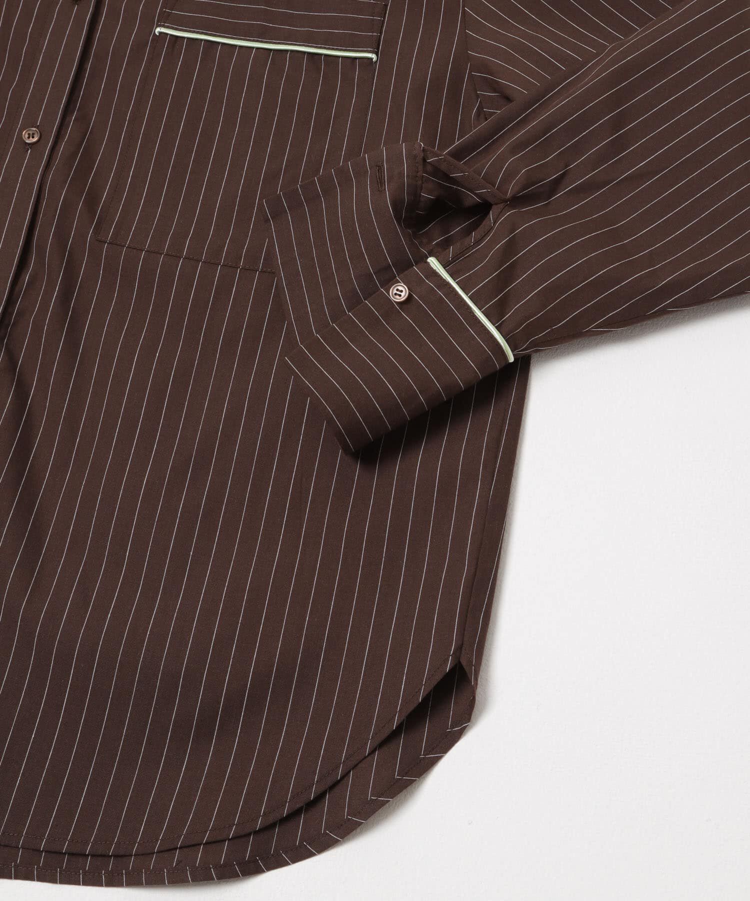  「ストライプBIGシャツ」|シャツ・ブラウス|