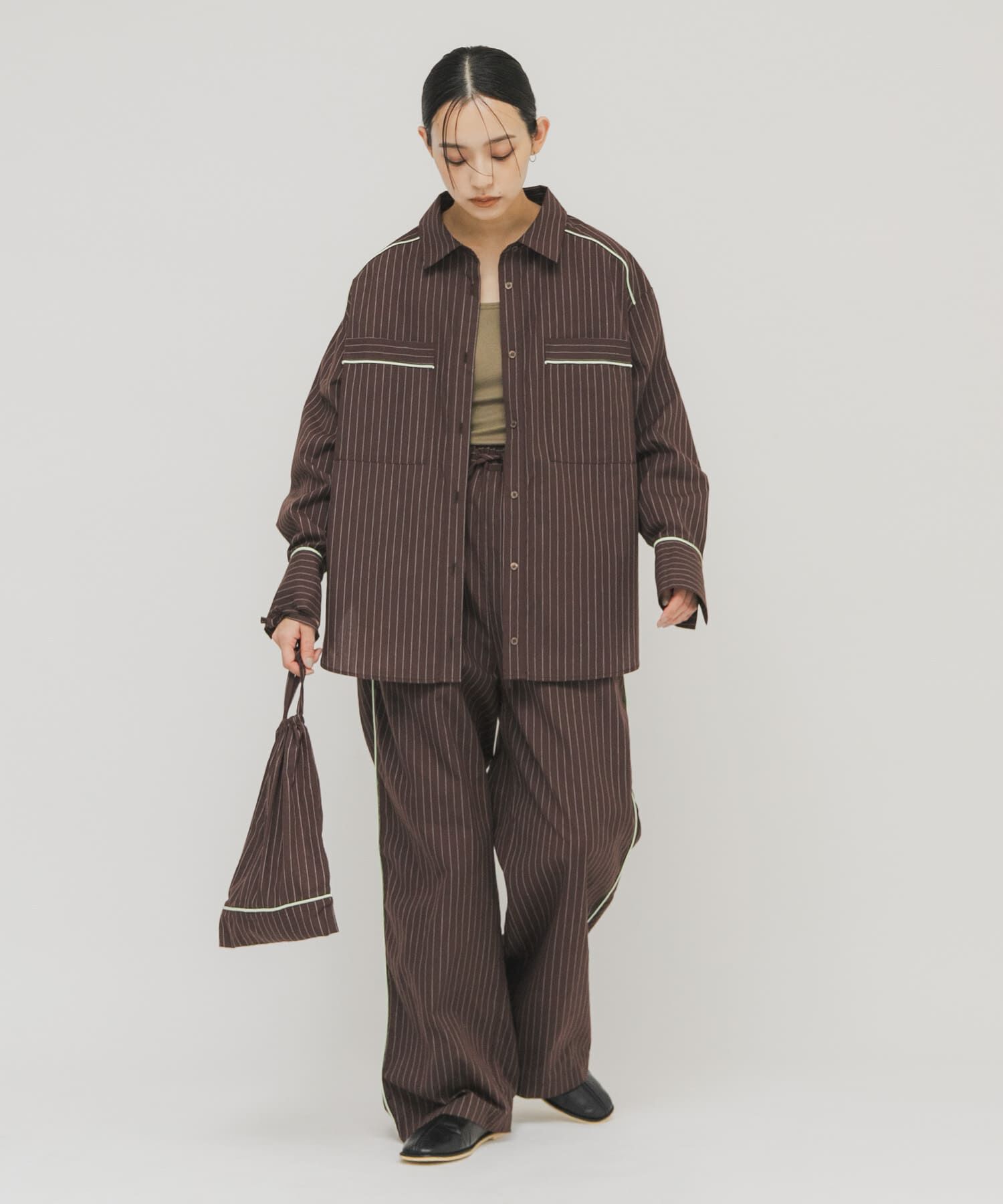  「ストライプイージーパンツ」|その他|