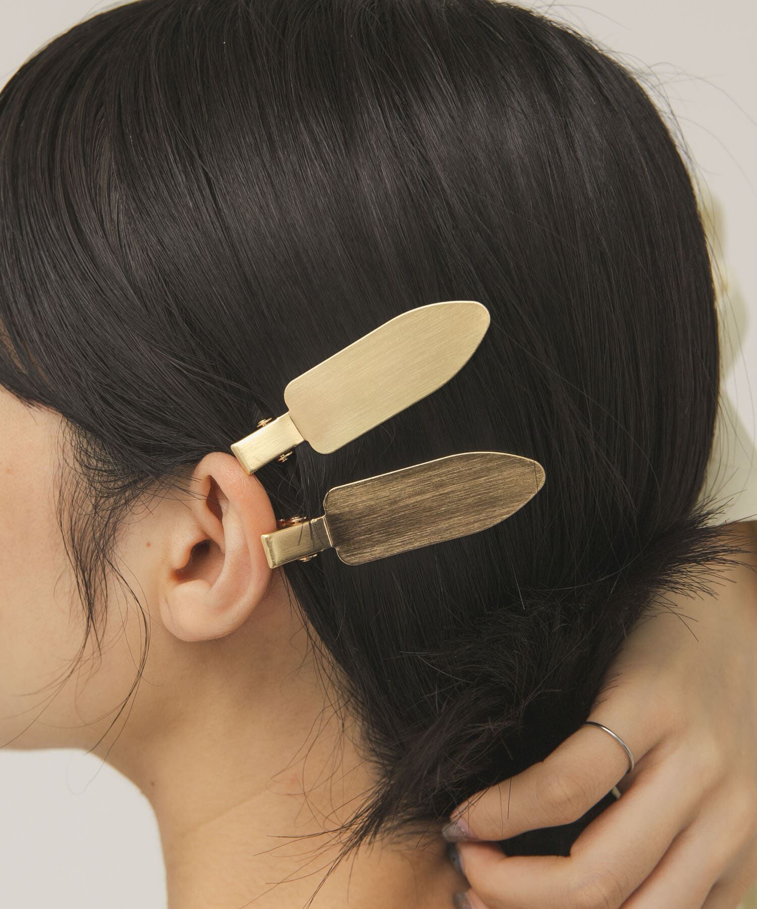  「フラットメタルヘアークリップ」|その他|