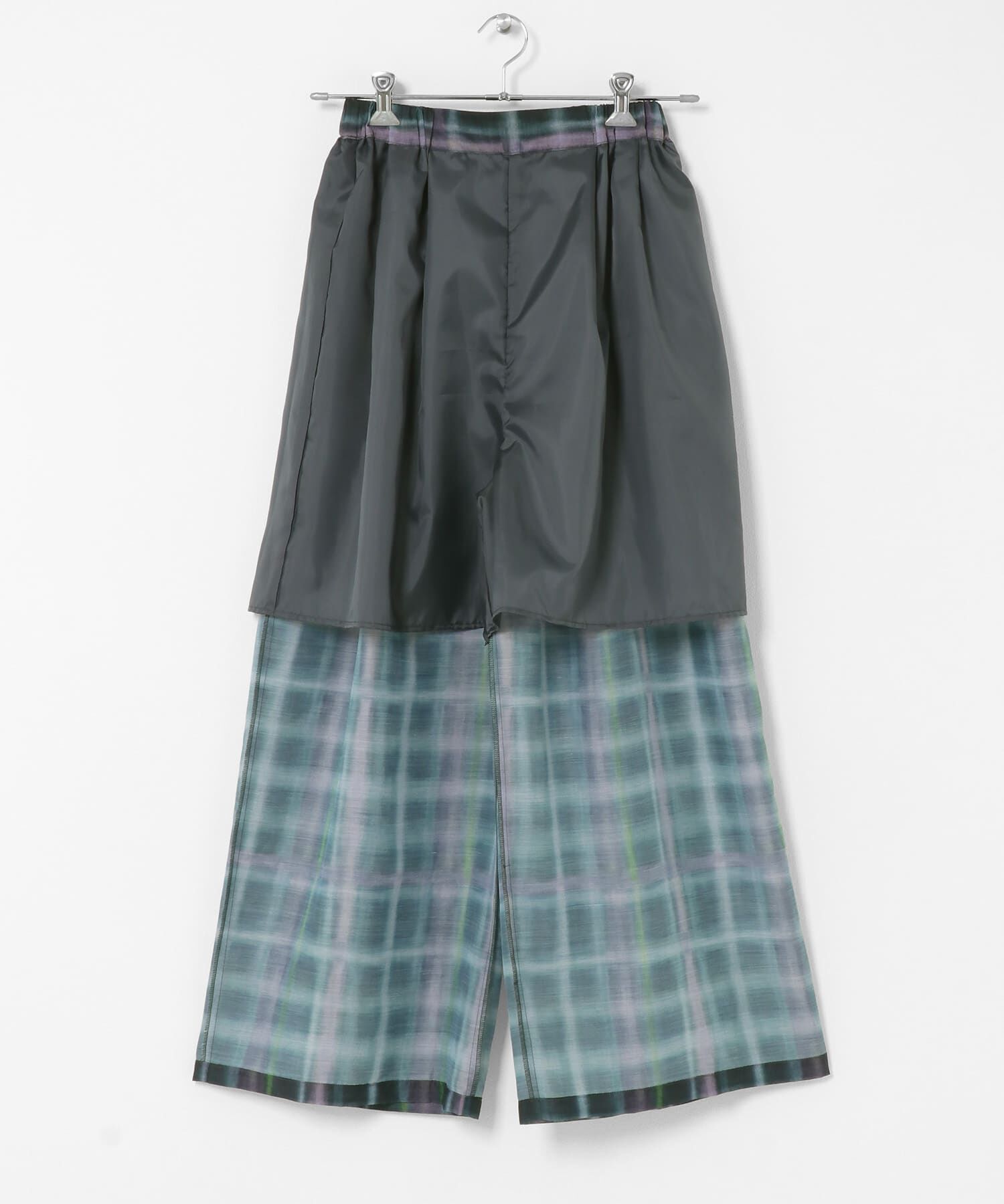  「シアーチェックWIDEパンツ」|その他|