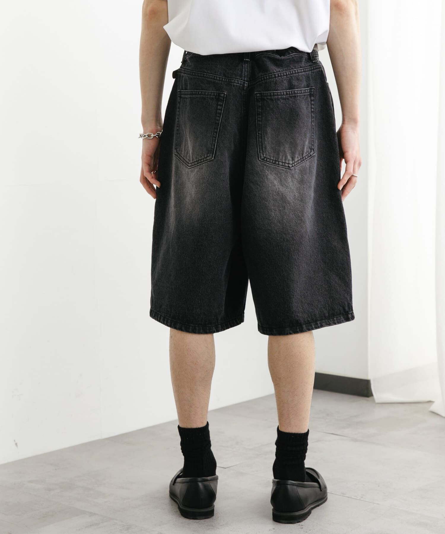 SENSE OF PLACE by URBAN RESEARCH「ダブルニーワイドデニムショーツ」|その他|