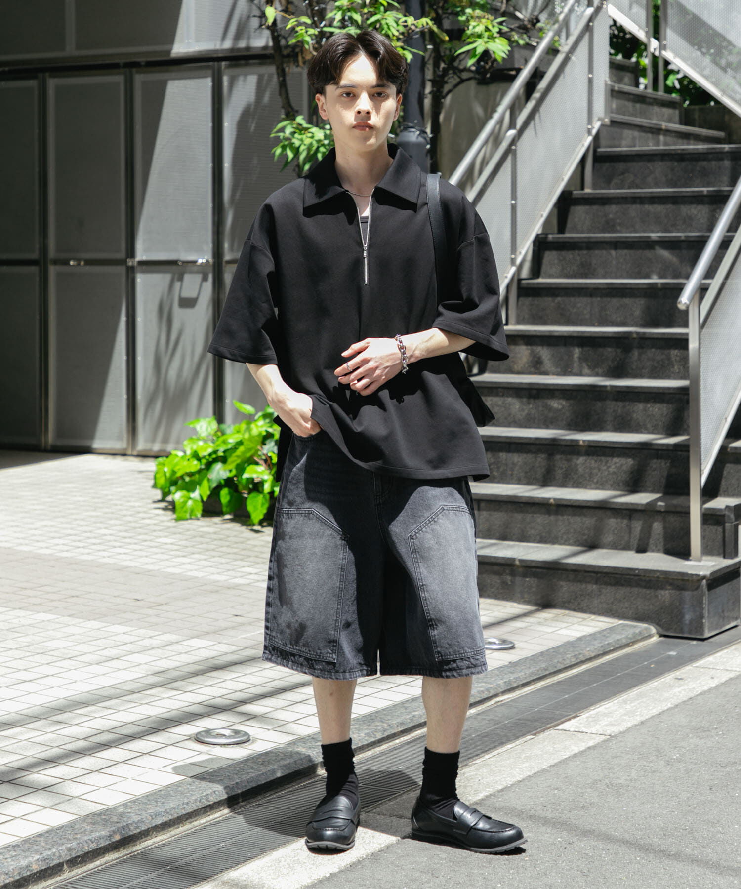 SENSE OF PLACE by URBAN RESEARCH「ダブルニーワイドデニムショーツ」|その他|