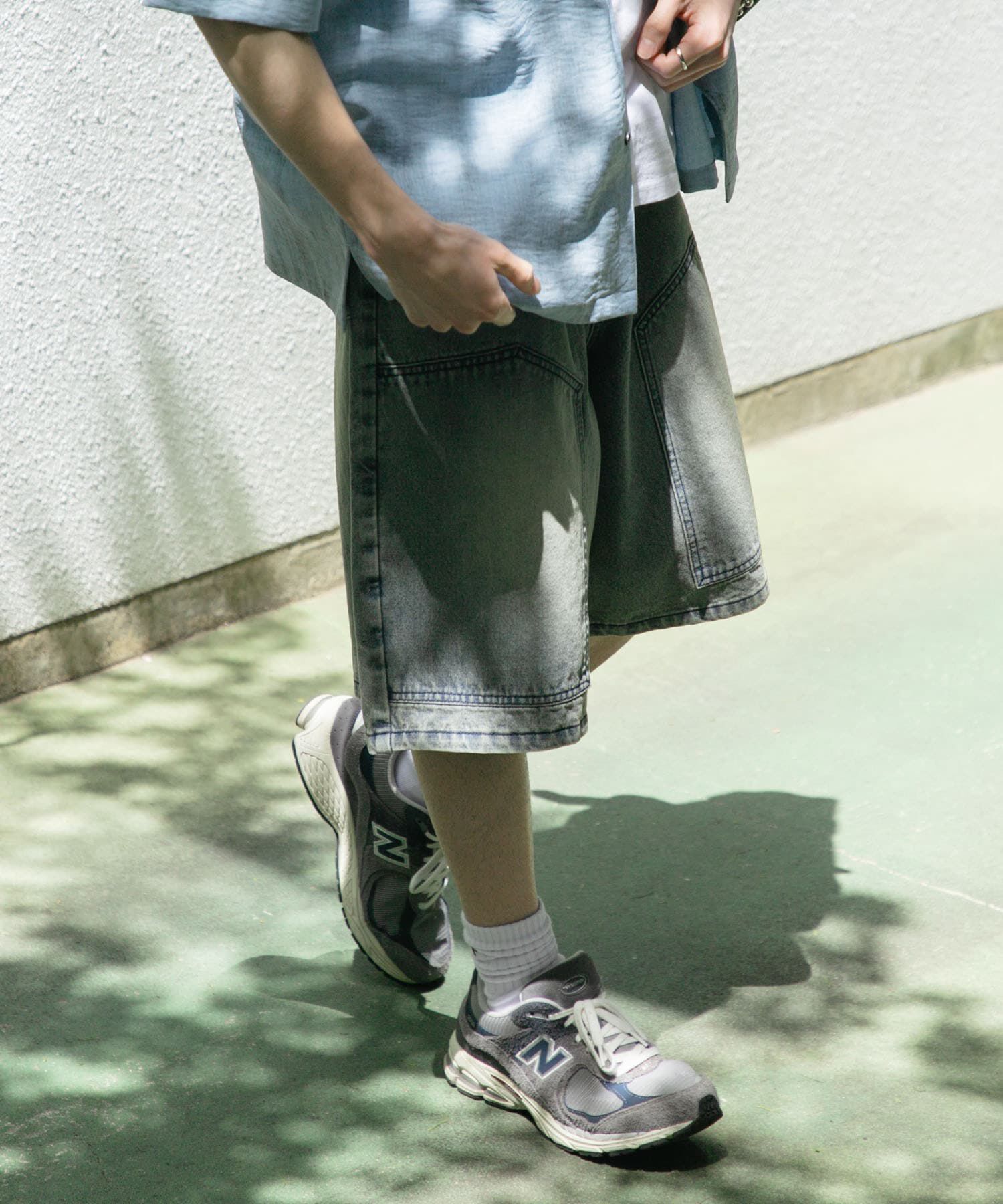 SENSE OF PLACE by URBAN RESEARCH「ダブルニーワイドデニムショーツ」|その他|