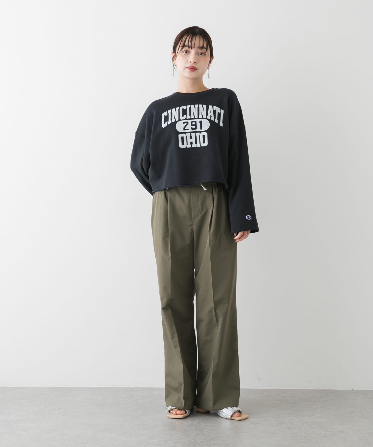 SENSE OF PLACE by URBAN RESEARCH「『別注』Champion&times;SENSE OF PLACE　カットオフスウェット」|スウェット・ジャージ|