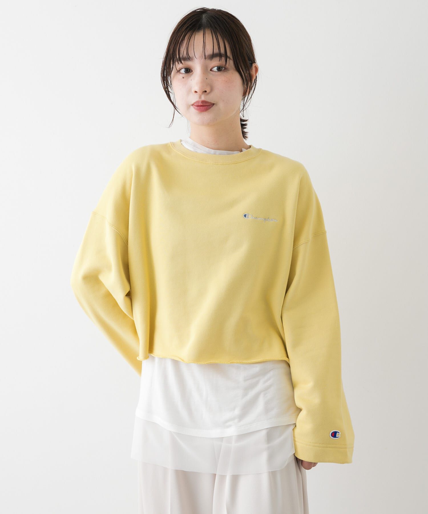 SENSE OF PLACE by URBAN RESEARCH「『別注』Champion&times;SENSE OF PLACE　カットオフスウェット」|スウェット・ジャージ|