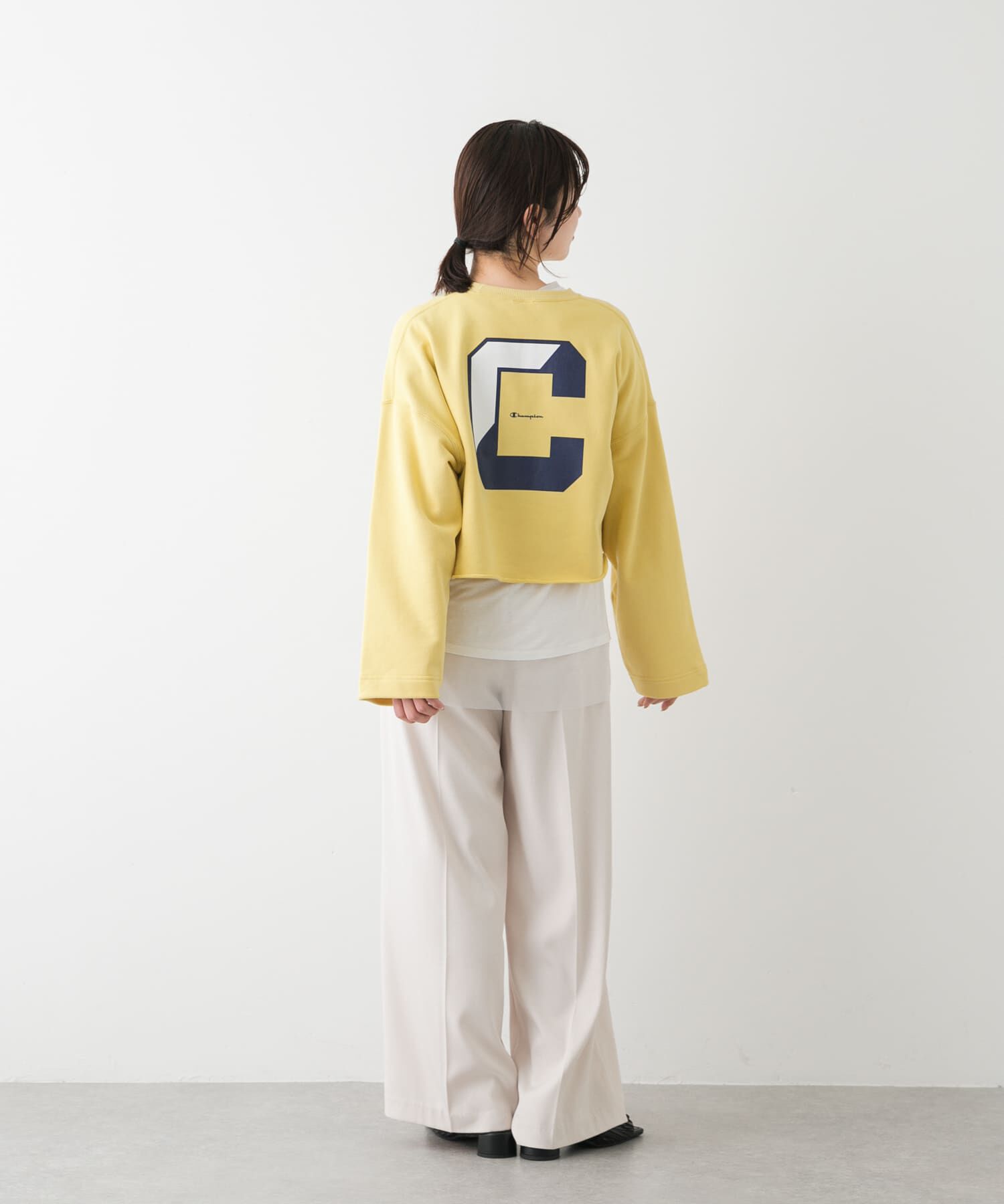 SENSE OF PLACE by URBAN RESEARCH「『別注』Champion&times;SENSE OF PLACE　カットオフスウェット」|スウェット・ジャージ|