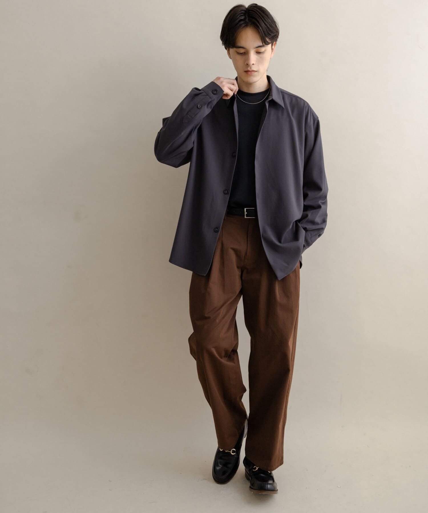 SENSE OF PLACE by URBAN RESEARCH「カラールーズシャツ」|シャツ・ブラウス|