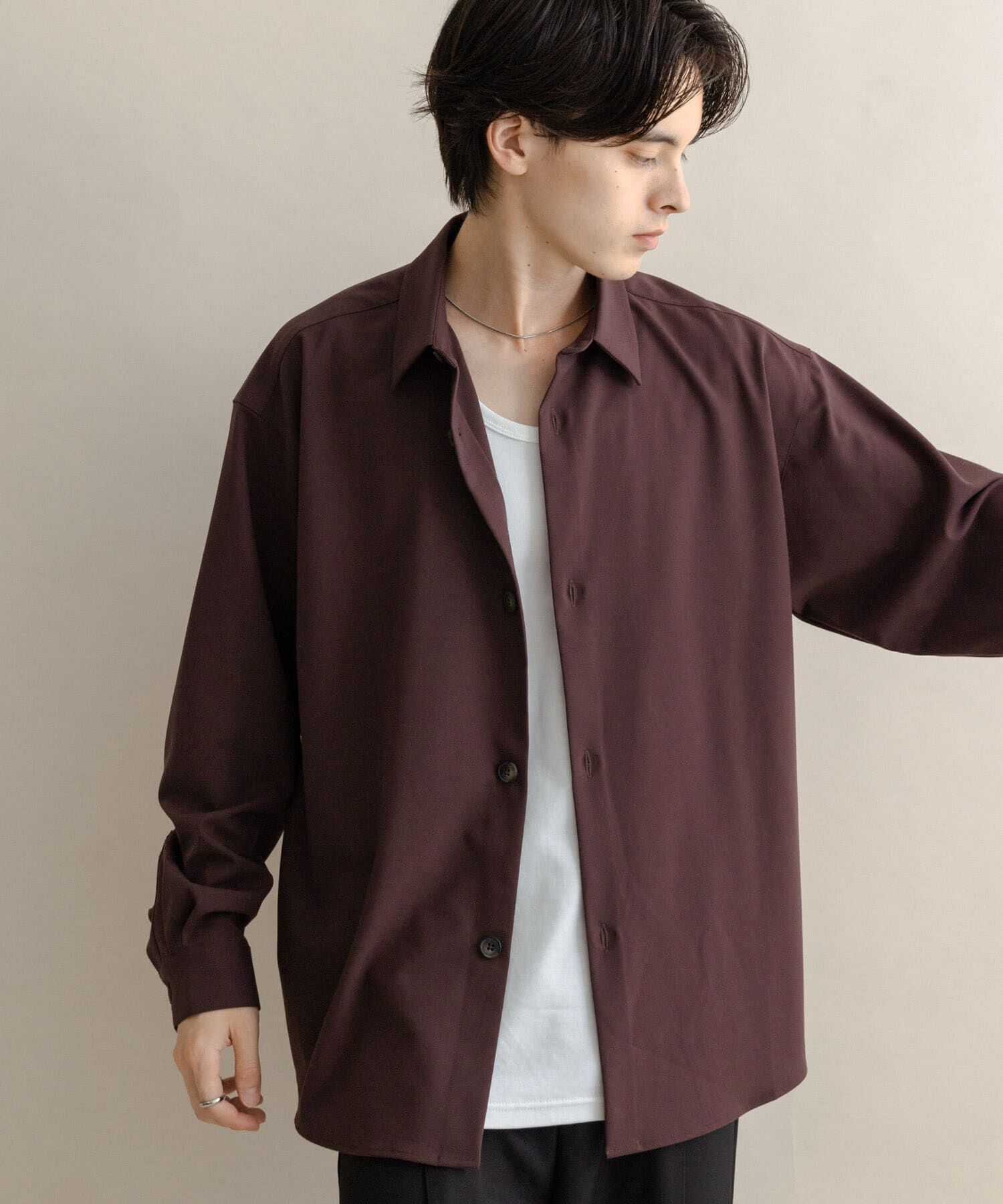 SENSE OF PLACE by URBAN RESEARCH「カラールーズシャツ」|シャツ・ブラウス|