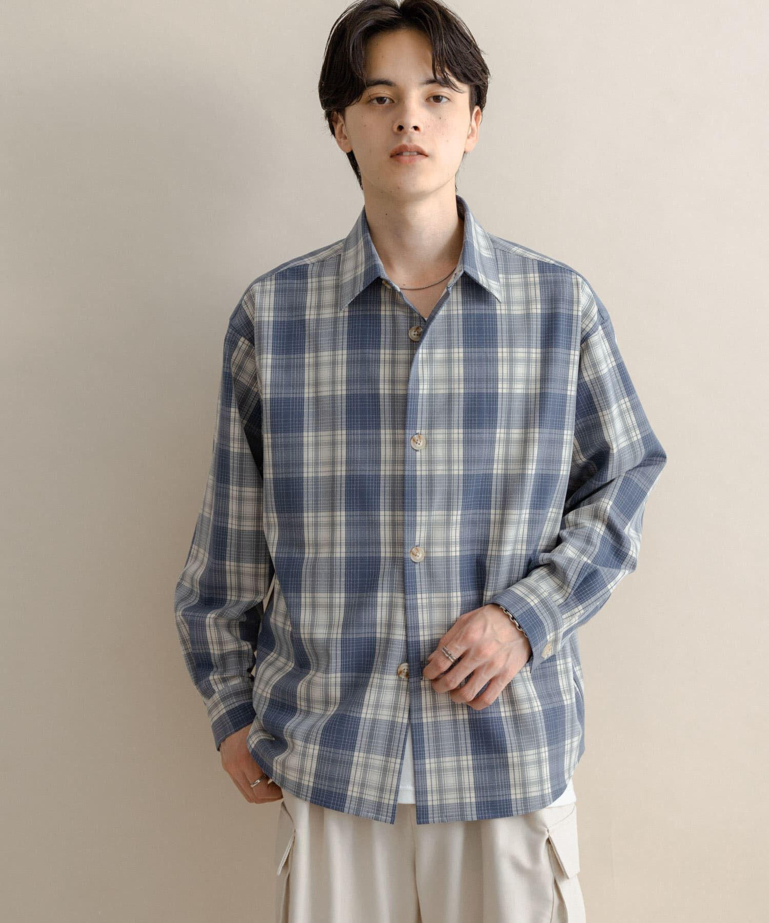 SENSE OF PLACE by URBAN RESEARCH「カラールーズシャツ」|シャツ・ブラウス|