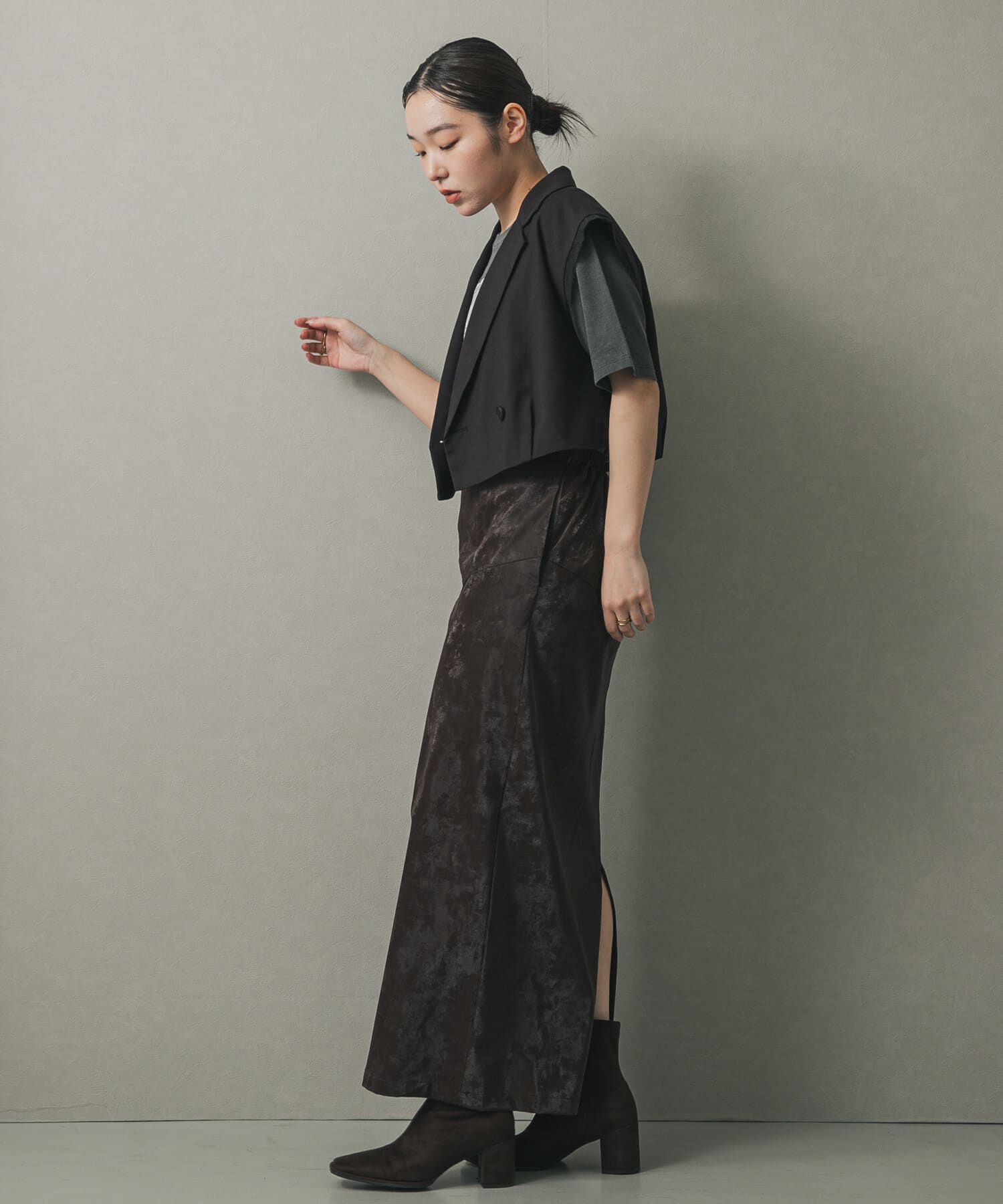 SENSE OF PLACE by URBAN RESEARCH「テーラードクロップドジレ」|ベスト・ジレ|