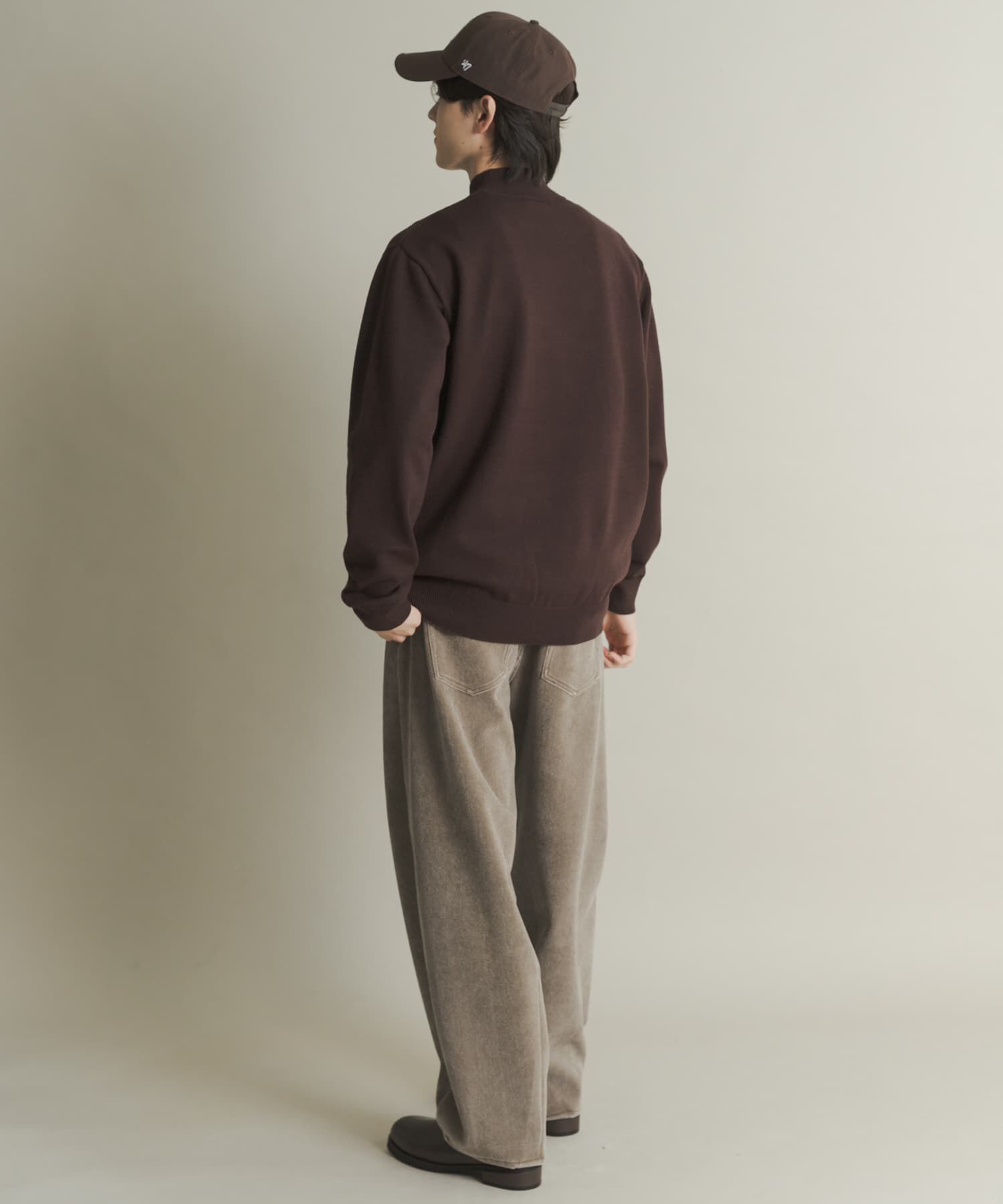 SENSE OF PLACE by URBAN RESEARCH「『一部WEB限定カラー』『洗濯可/毛玉防止』ストレッチモックネックニット」|ニット・セーター|