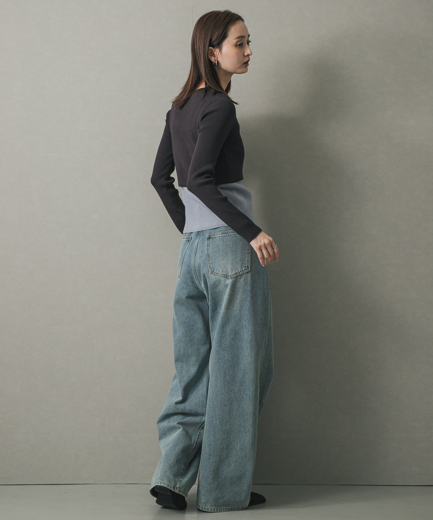 SENSE OF PLACE by URBAN RESEARCH「ダブルレイヤードカーディガン」|カーディガン|