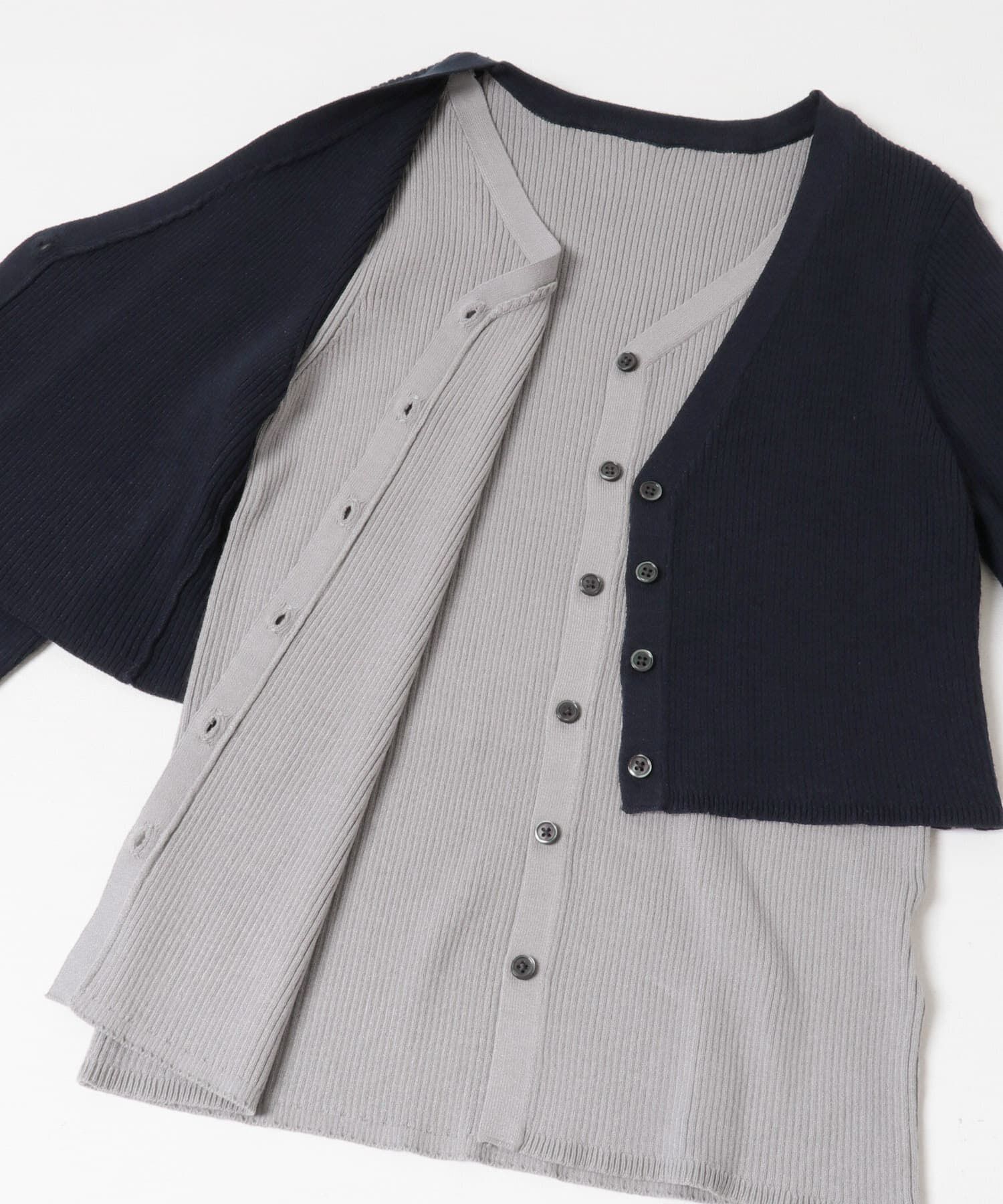 SENSE OF PLACE by URBAN RESEARCH「ダブルレイヤードカーディガン」|カーディガン|