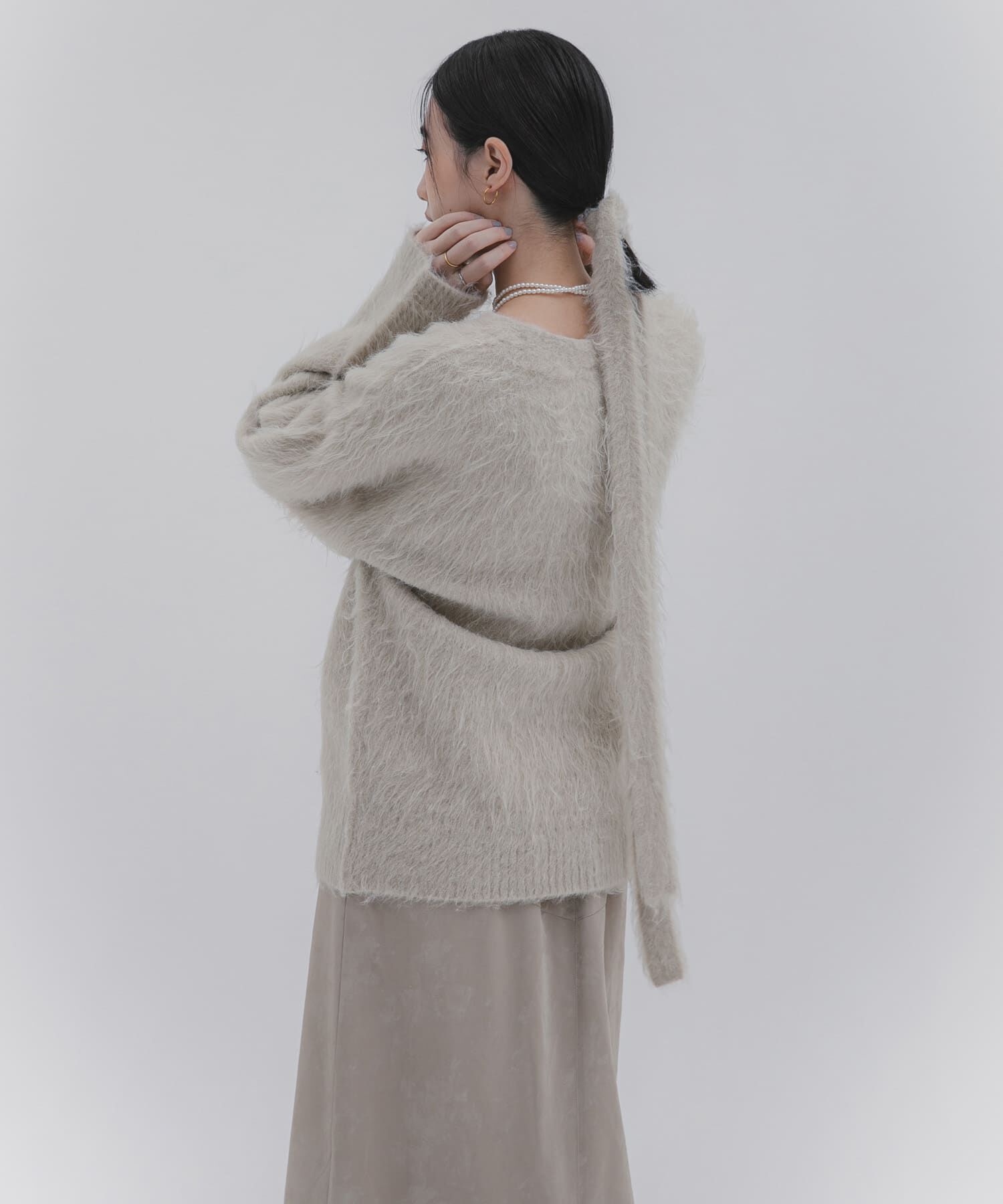 SENSE OF PLACE by URBAN RESEARCH「タイツキシャギーカーディガン」|カーディガン|