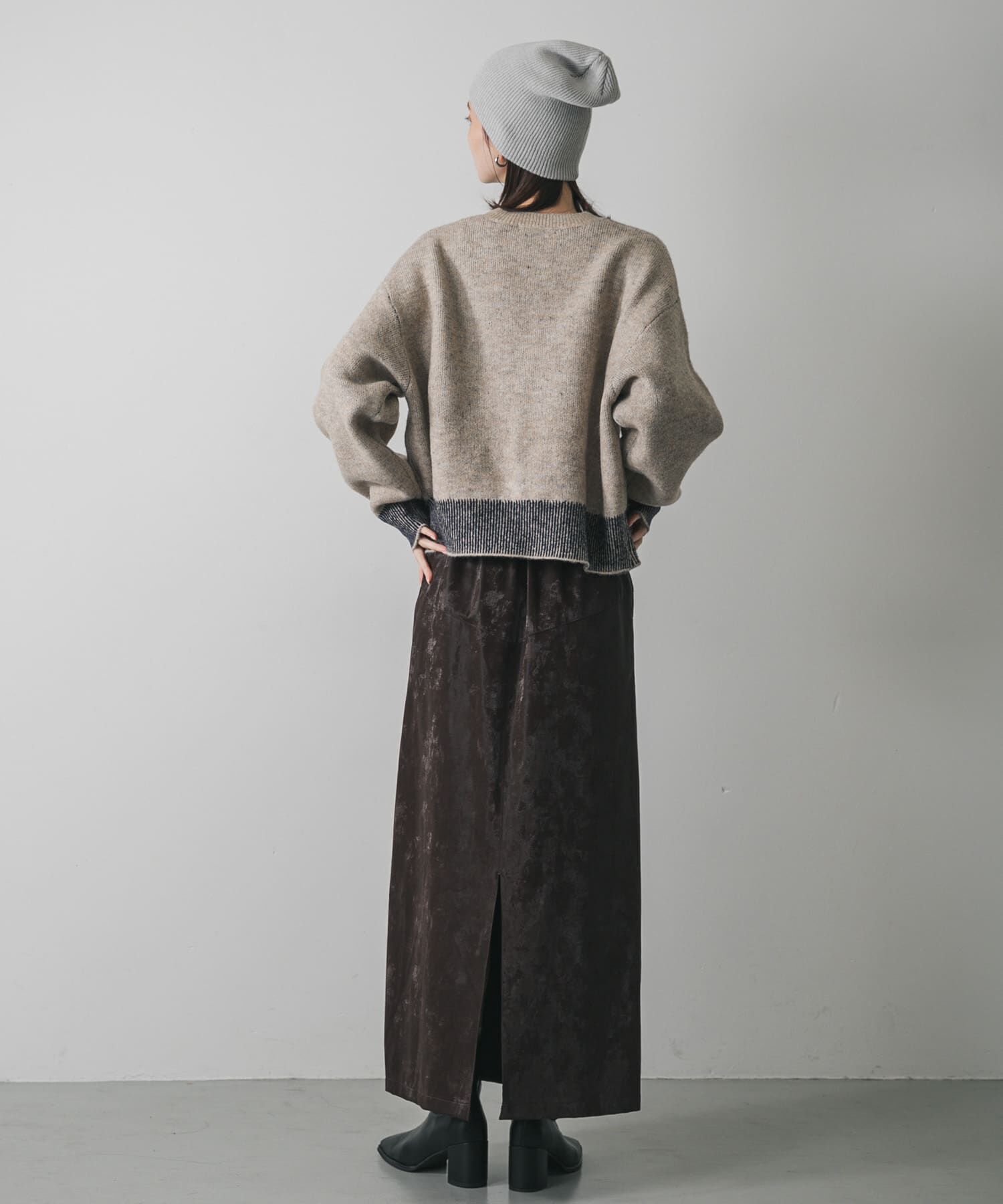 SENSE OF PLACE by URBAN RESEARCH「ロゴシシュウバイカラーリブニット」|ニット・セーター|