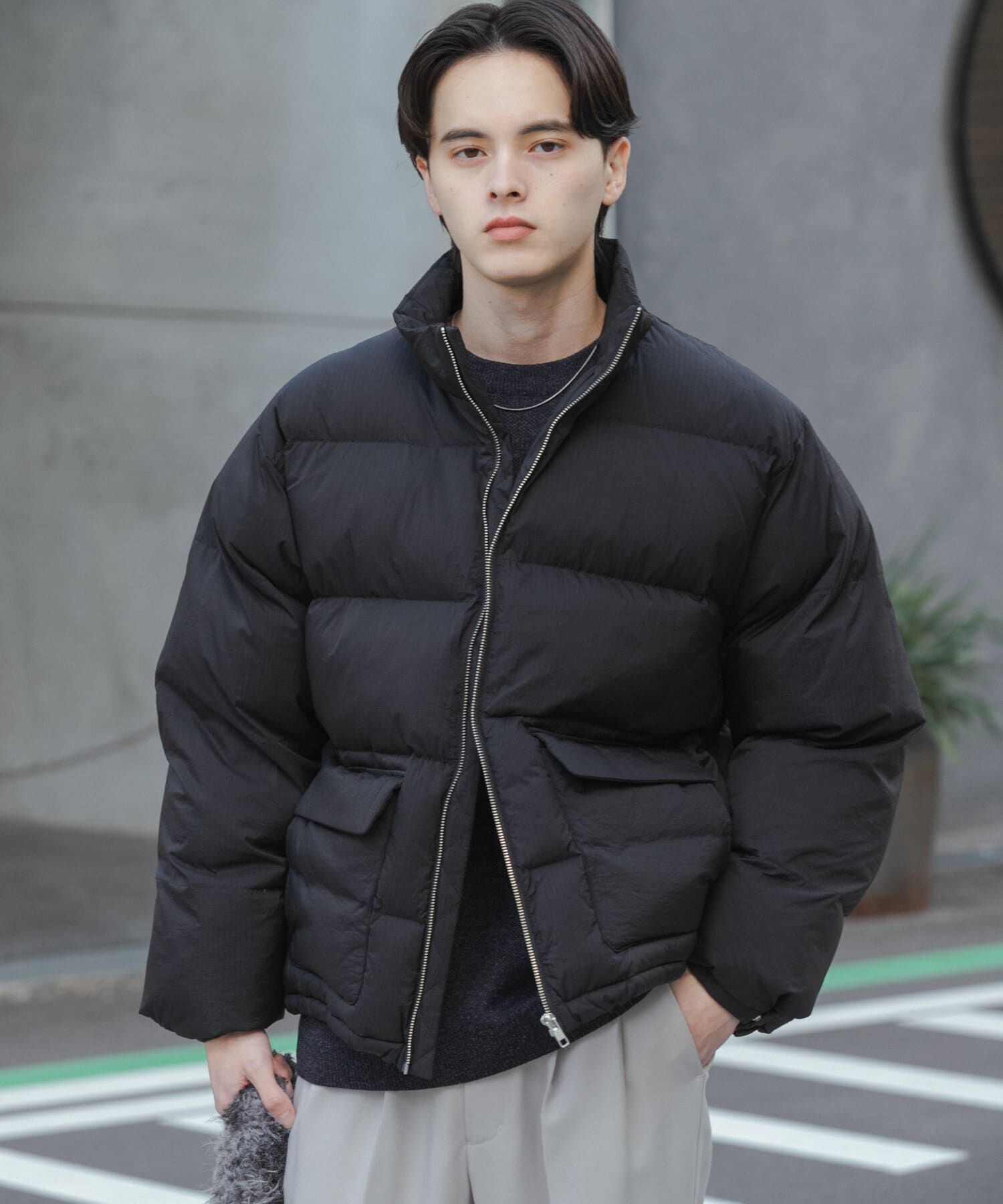 SENSE OF PLACE by URBAN RESEARCH「パデッドブルゾン」|ブルゾン・スタジャン|