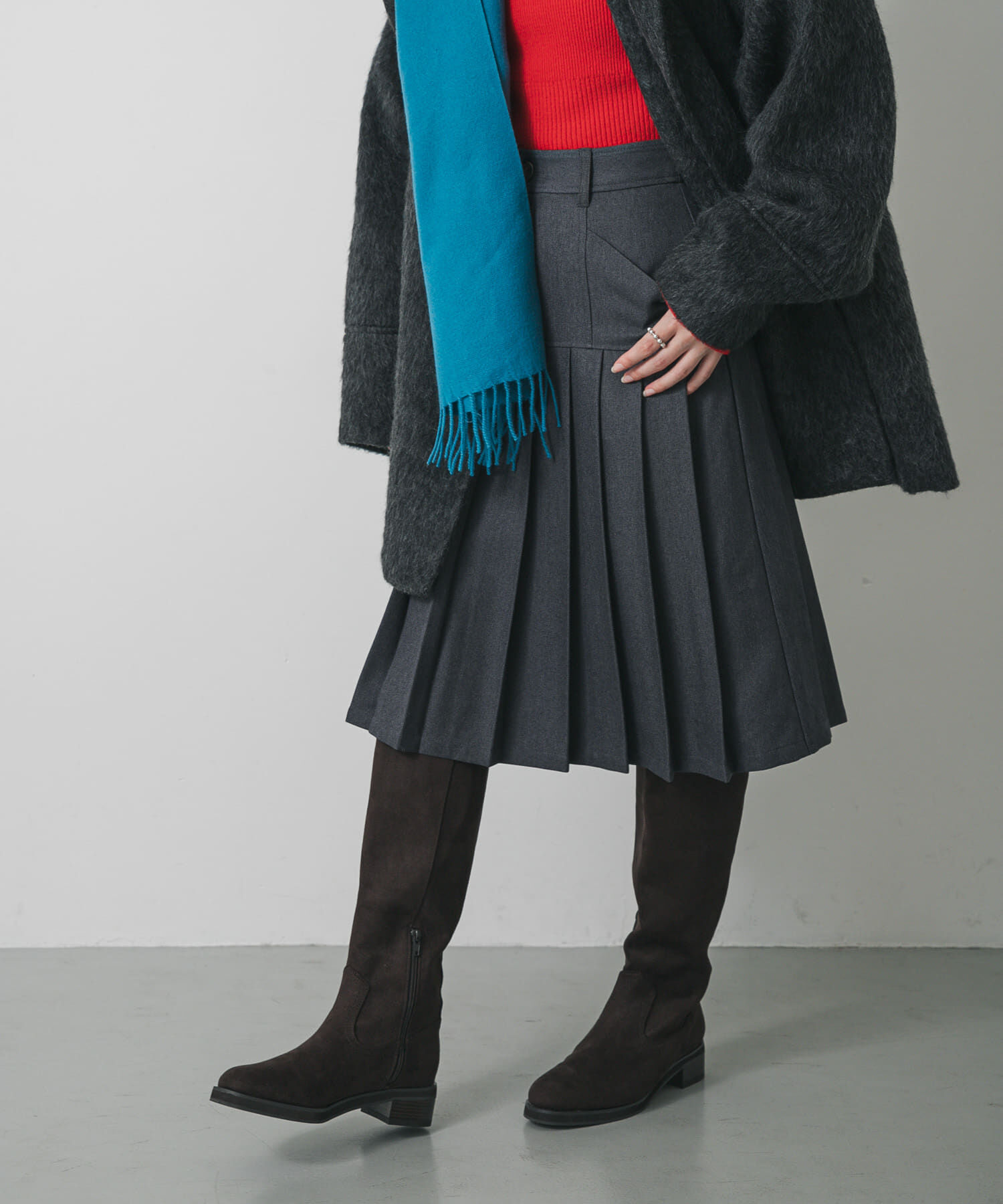 SENSE OF PLACE by URBAN RESEARCH「ミディプリーツスカート」|スカート|