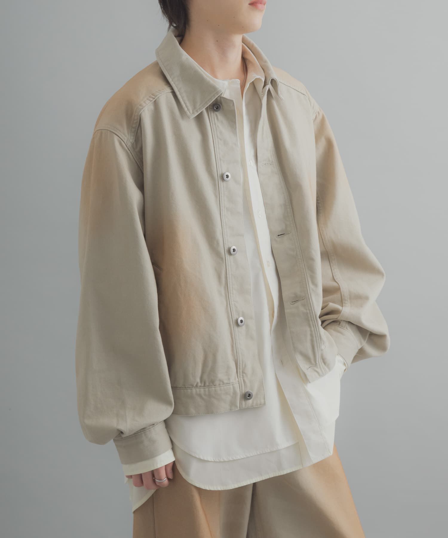 SENSE OF PLACE by URBAN RESEARCH「ヴィンテージライクデニムブルゾン」|デニムジャケット|