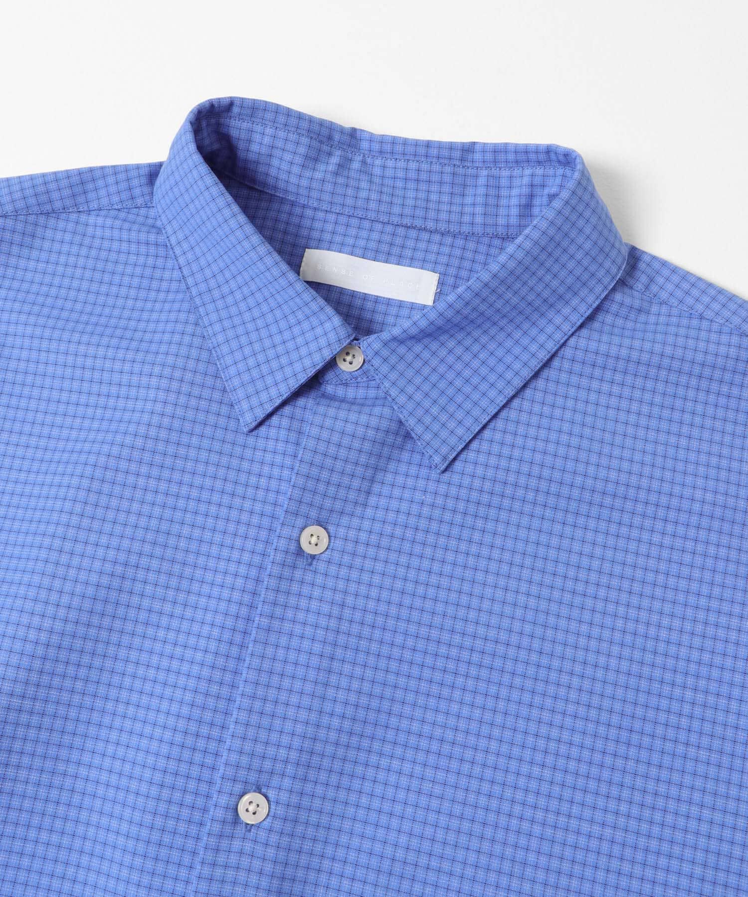 SENSE OF PLACE by URBAN RESEARCH「マイクロチェックレギュラーカラーシャツ」|シャツ・ブラウス|