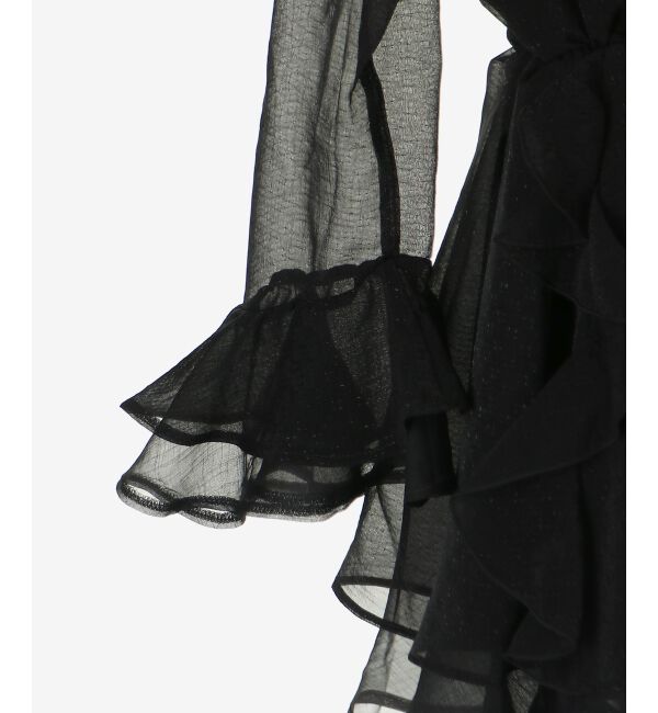  「エアリーラッフルフリルミニワンピース」|ワンピース|