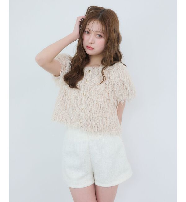  「キラキラツイードショートパンツ」|その他|