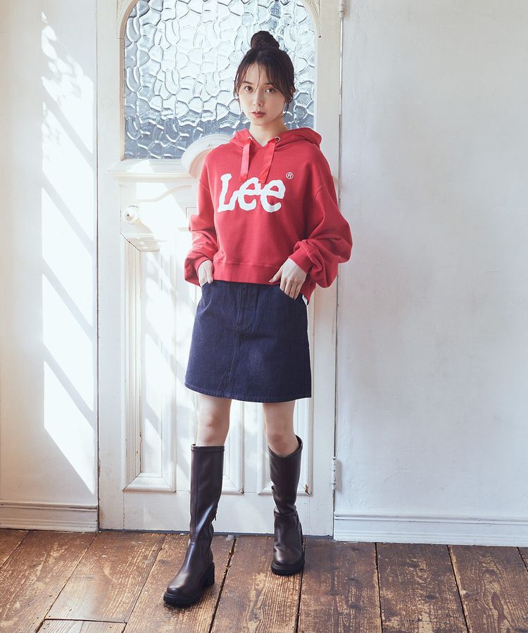 earth music&ecology「Lee&times;e.m.a.eデニムミニスカート」|スカート|