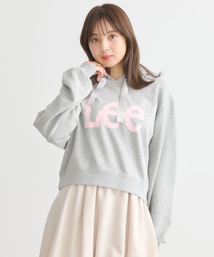 earth music&ecology「Lee&times;e.m.a.eショート丈パーカー」|スウェット・ジャージ|Gray