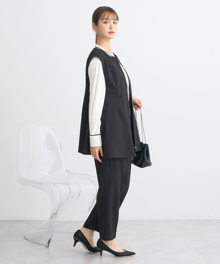 earth music&ecology「ペプラムジップジレ」|ベスト・ジレ|