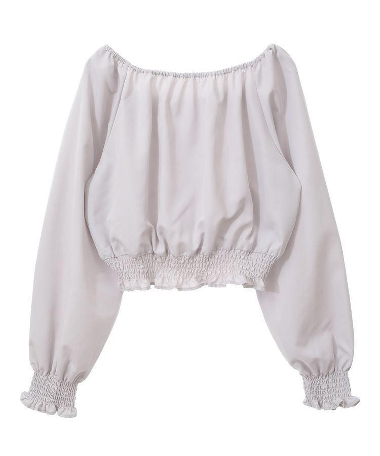 earth music&ecology「ピーチシャーリングブラウス」|シャツ・ブラウス|