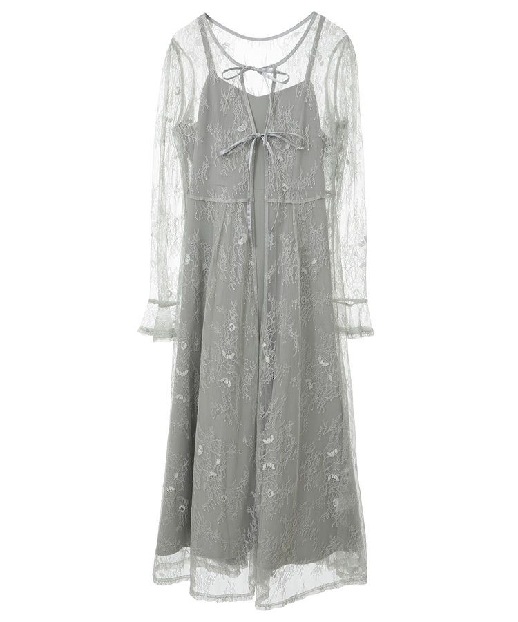 earth music&ecology「SET2点レースワンピース＋キャミワンピース」|ワンピース|